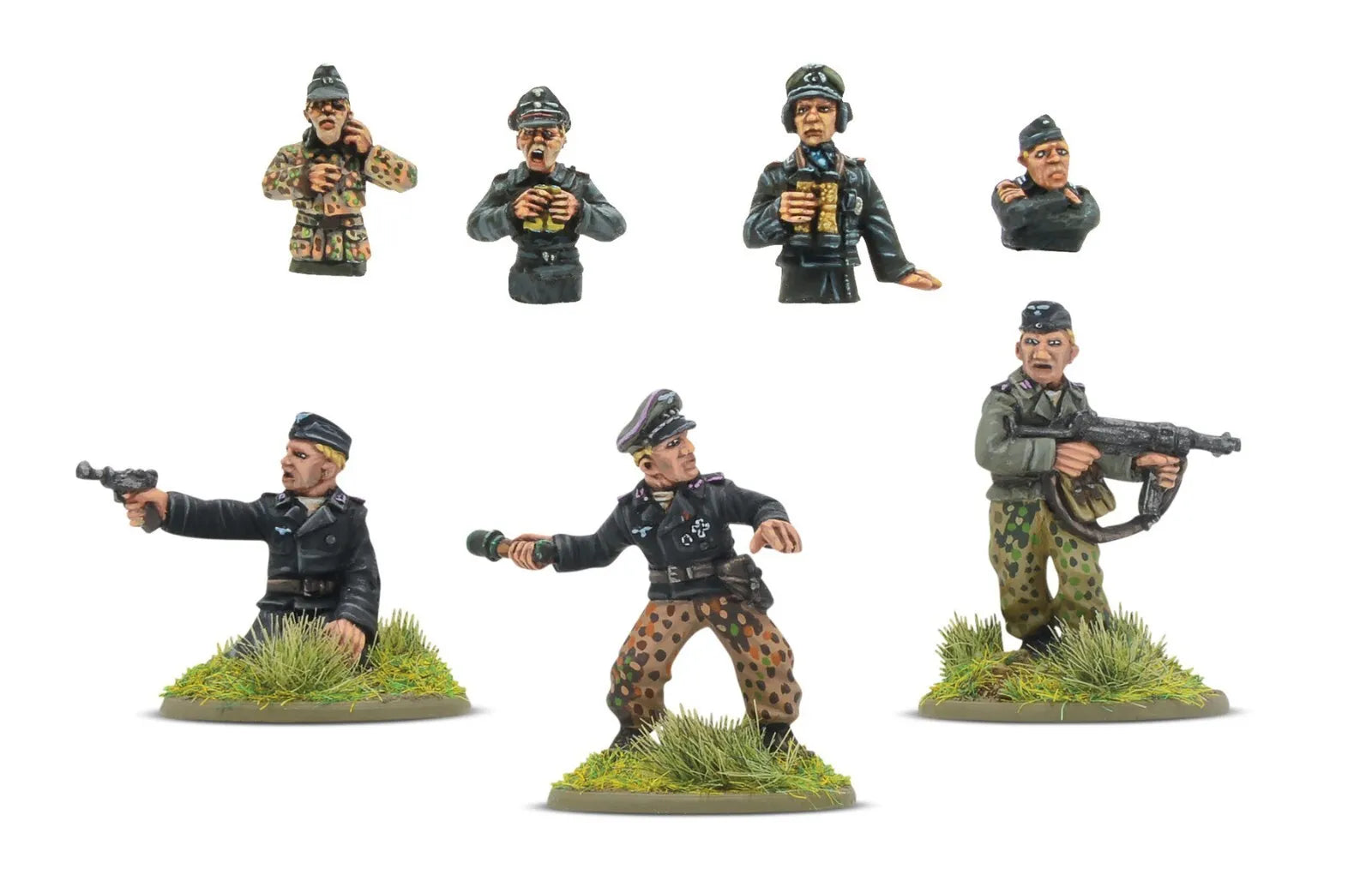 German Army Tank Crew (Late War) - WWII Military Model Kit for Collectors & Hobbyists | Perfect for Dioramas, Wargaming & Historical Displays