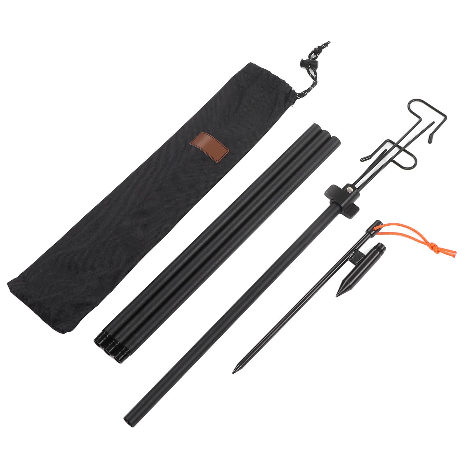 TOPINCN Aluminum Alloy Collapsible Camping Lantern Stand - Lightweight Multipurpose Lantern Pole for Outdoor Hiking, Backpacking & Emergency Lighting Accessories