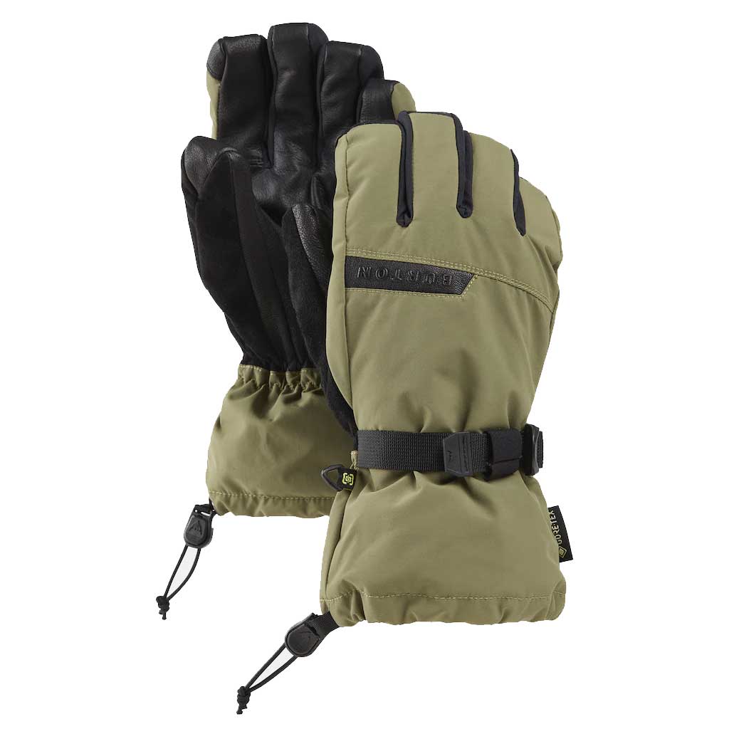 Burton 23/24 Deluxe Gore-Tex Gloves for Men & Women - Waterproof Winter Gloves for Skiing, Snowboarding & Outdoor Activities (Forest Moss)