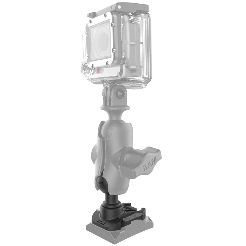 GoPro RAM 1 Ball Adapter - Compatible with GoPro Mounting Bases (RAP B 202U GOP2) for Action Cameras, Motorcycle, Bike & Helmet Mounts - Secure & Durable Camera Mount Accessory