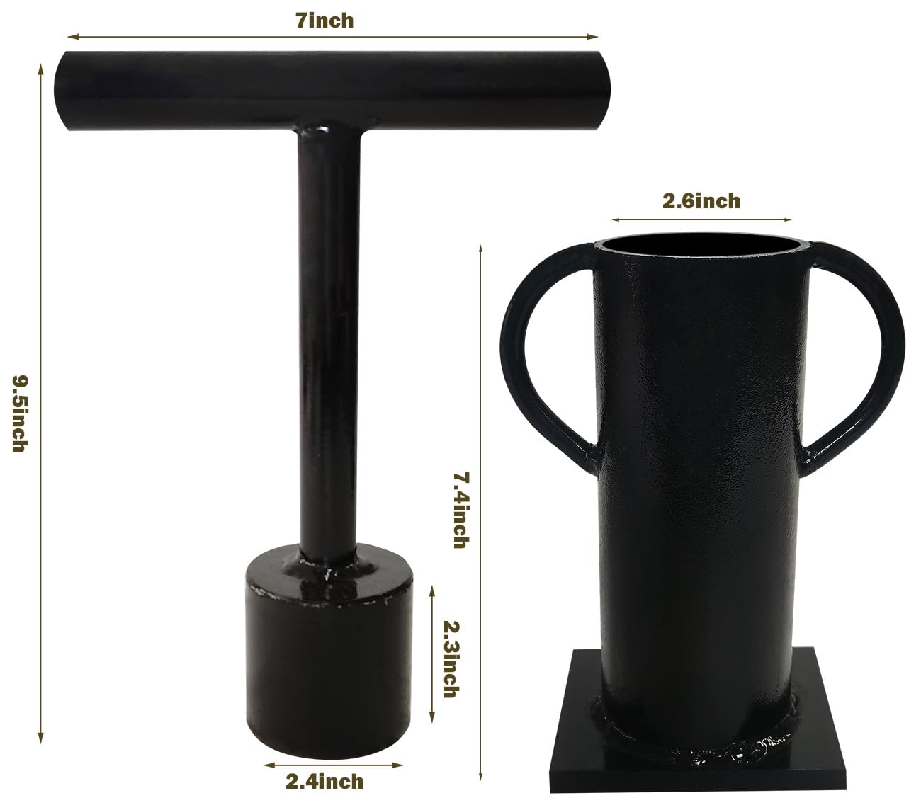 Manual Rock Crusher - Heavy Duty Hand Operated Ore Crusher for Gold Prospecting, Glass Breaking & Mining | Perfect for Rock Hounds, Frit Making & Metal Detecting Adventures
