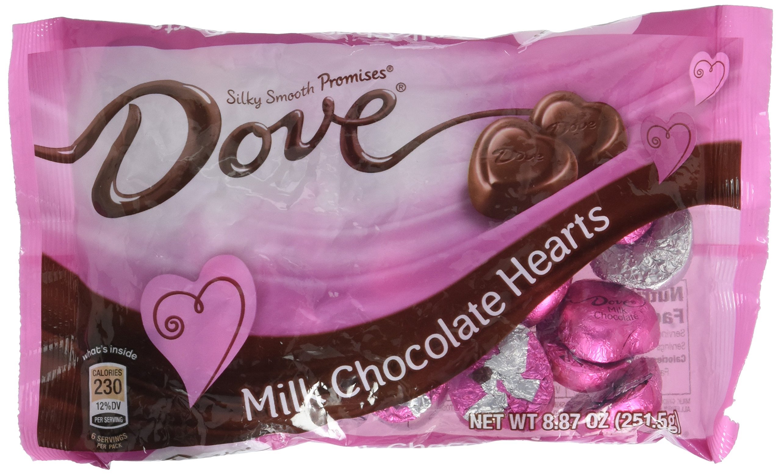 Dove Valentine's Heart Promises Milk Chocolate - 8.87 oz (251g) Romantic Gift Box for Valentine's Day, Anniversary & Love Celebrations