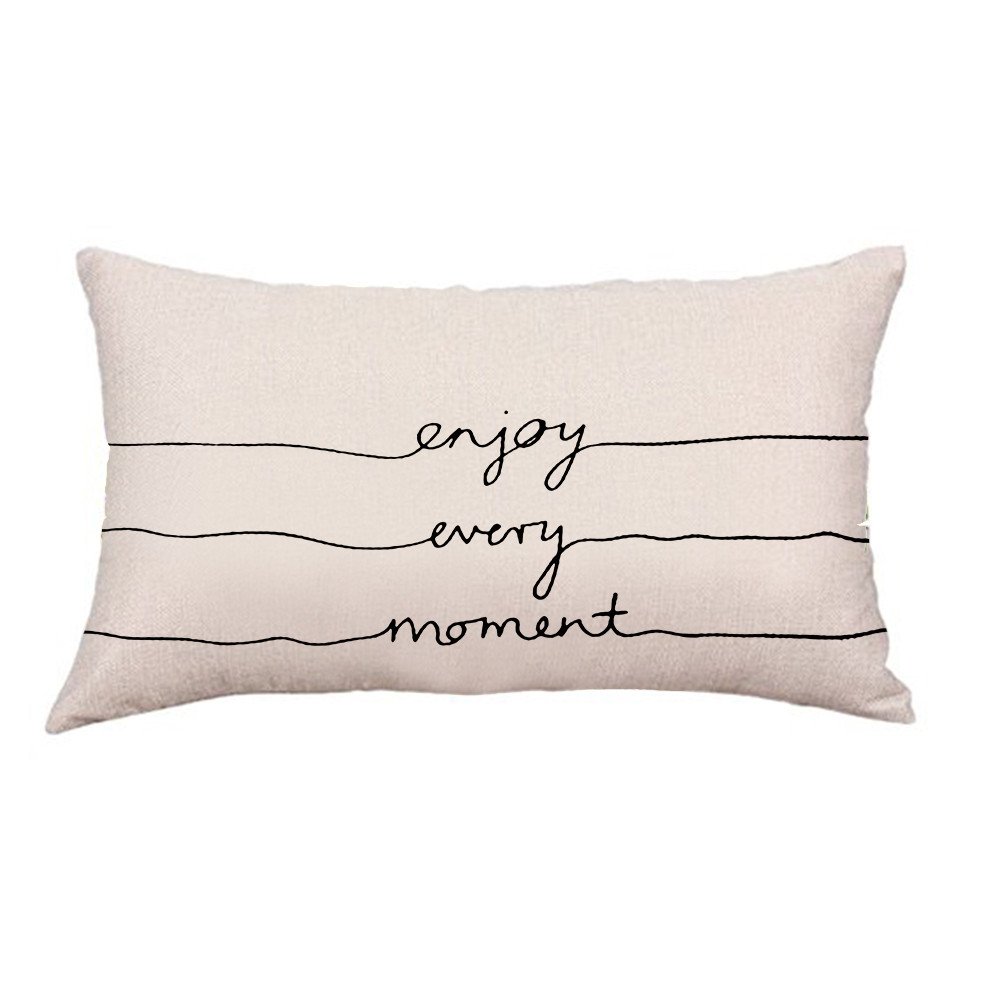 McKellogg Geometric Lines Sofa Bed Pillow Cover - Modern Home Decor Cushion Case for Living Room, Bedroom & Festival Decorations