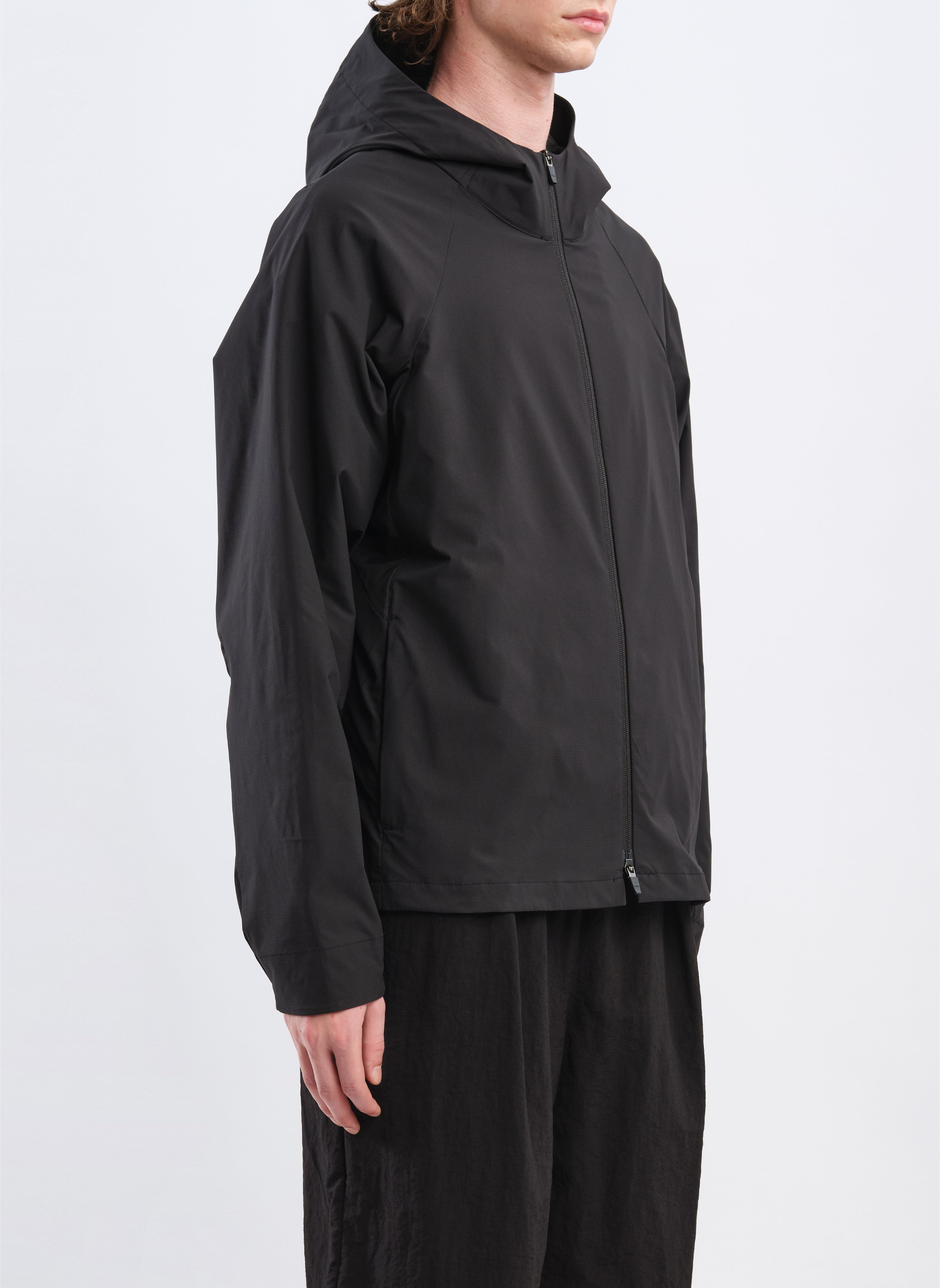 Business Pack Hooded Zipped Jacket for Men & Women - Lightweight Waterproof Windbreaker for Office, Travel & Outdoor Activities