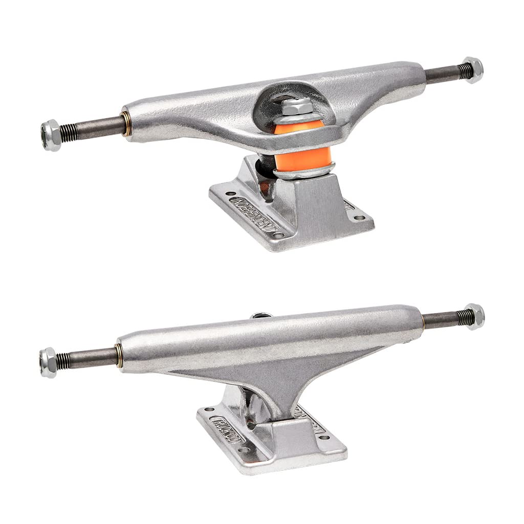 Premium Independent Skateboard Trucks Kit with Bigfoot 55mm 83A Soft Wheels, Bones Reds Bearings & 1