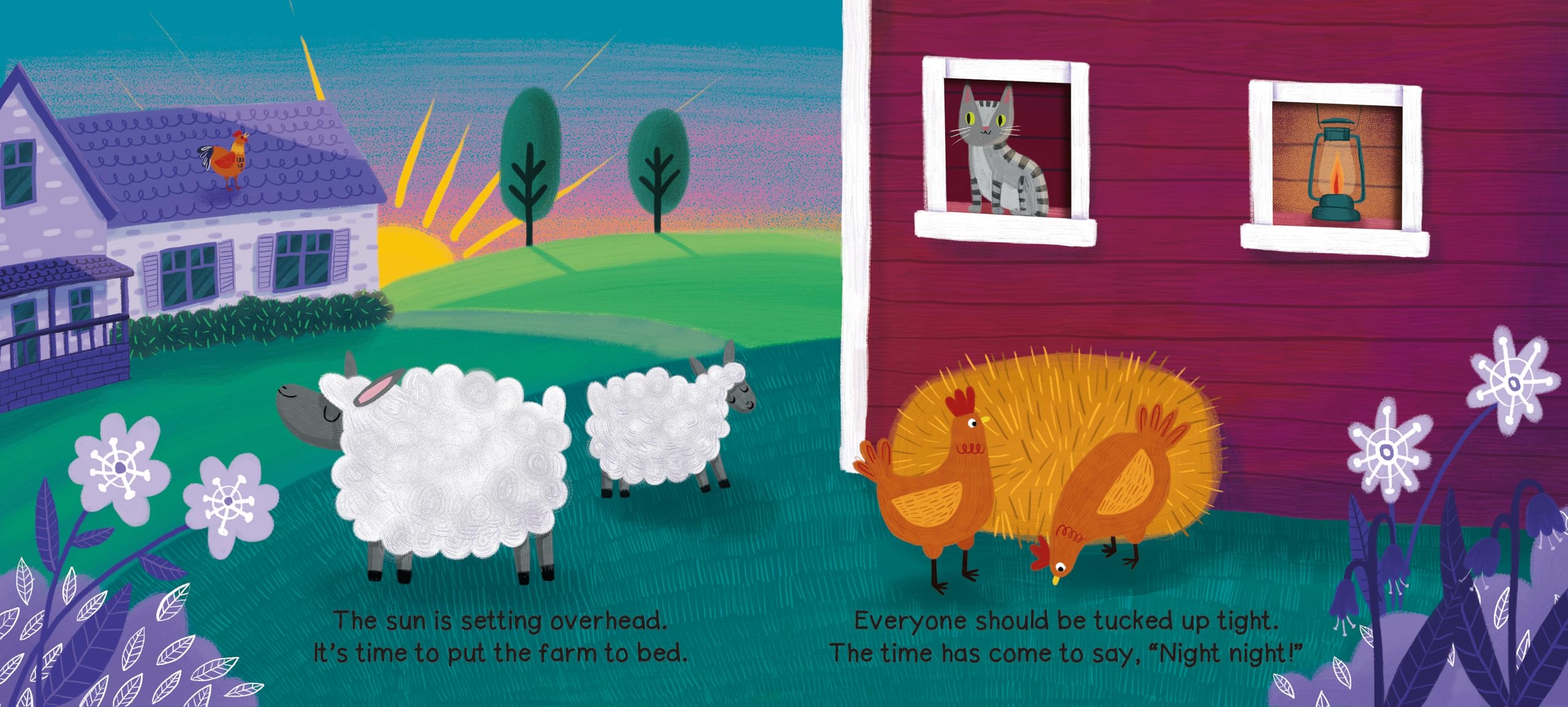 Night Night Farm - Sweet Bedtime Story Book for Kids | Perfect for Reading Aloud & Creating Cozy Bedtime Routines
