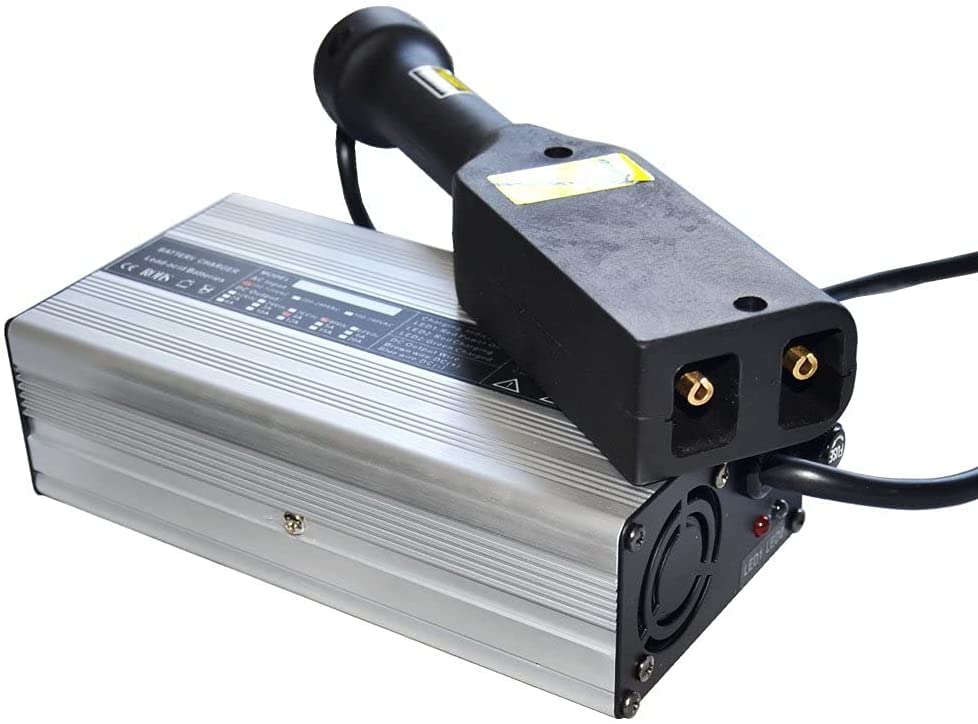 36V 5A Golf Cart Battery Charger - Compatible with E-Z-GO, Yamaha & Club Car - Fast Charging for Golf Carts, Electric Vehicles & Mobility Scooters - Perfect for Home, Golf Course & RV Use