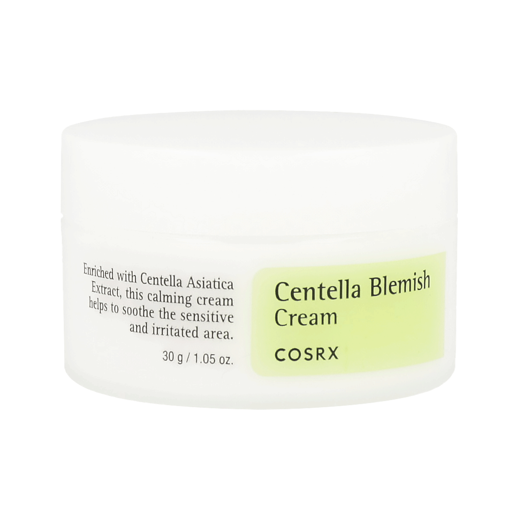 COSRX Centella Blemish Cream 30g - Korean Acne Spot Treatment for Face, Soothing & Healing Cream for Sensitive Skin - Perfect for Daily Skincare Routine & Post-Breakout Care
