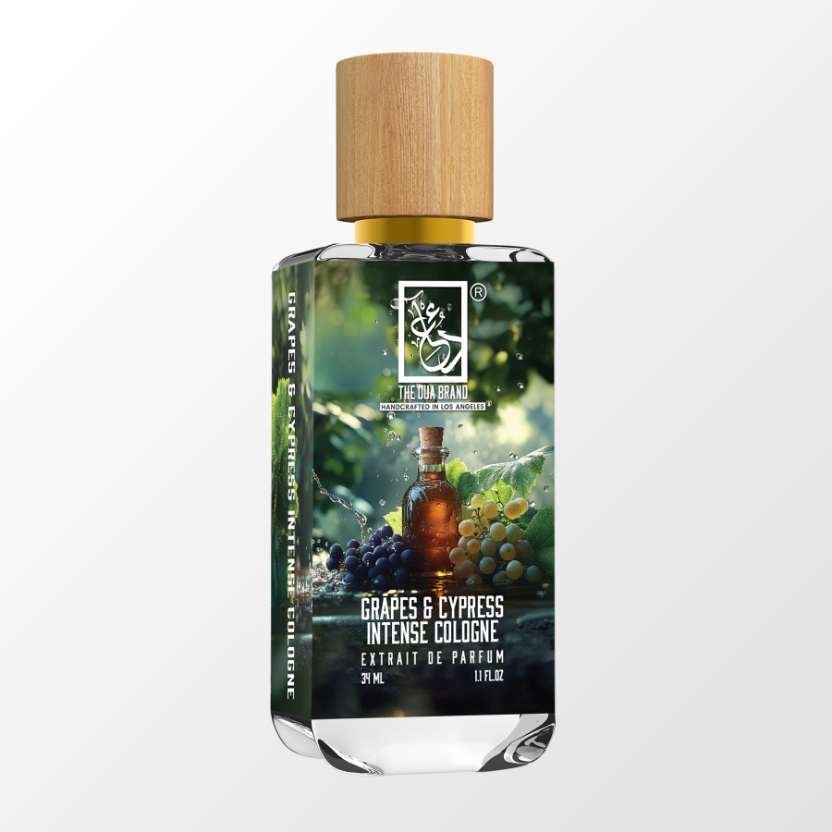 Premium Grapes & Cypress Intense Cologne for Men - Long Lasting Fragrance for Date Night, Office & Special Occasions