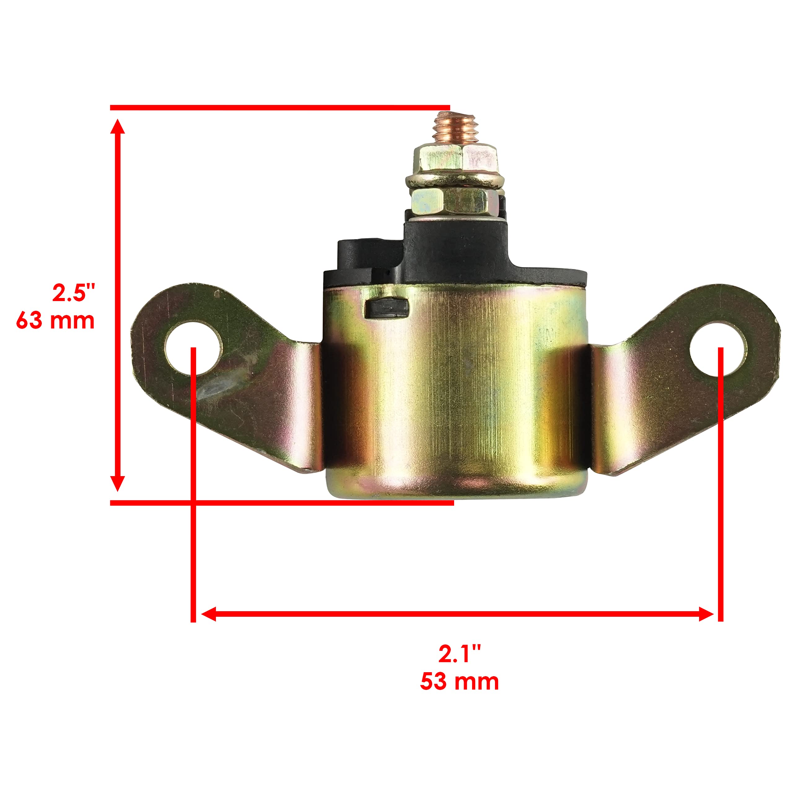Caltric Starter Solenoid Relay Compatible with Suzuki GV700 GV700GLF Madura 700 1985 - Replacement Part for Motorcycle Engine Starting System | Perfect for DIY Repairs & Maintenance
