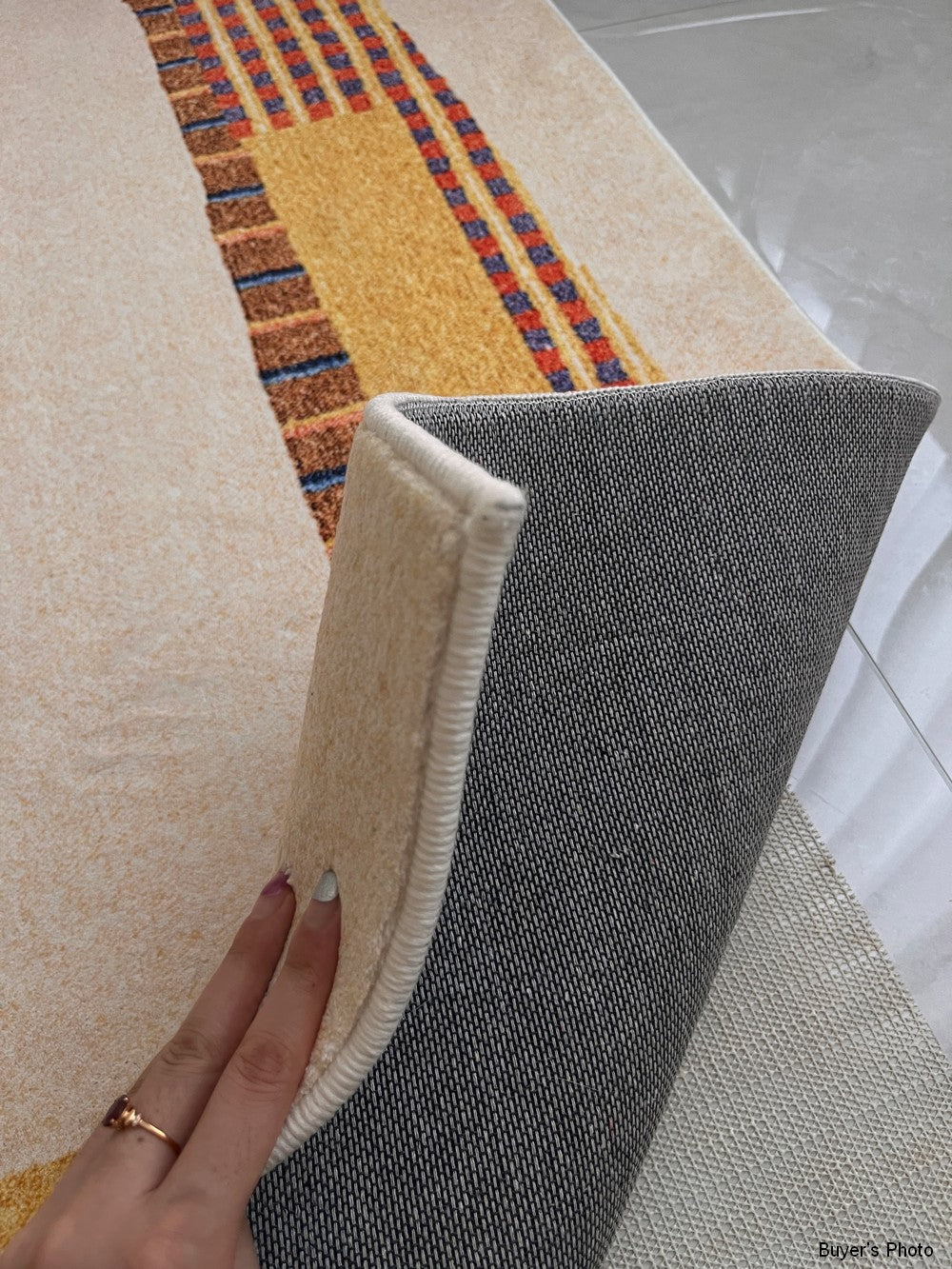Abstract Contemporary Rugs - Large Modern Area Rug for Bedroom, Living Room & Office - Soft Floor Carpet Under Sofa - Perfect for Home Decor, Workspace & High Traffic Areas