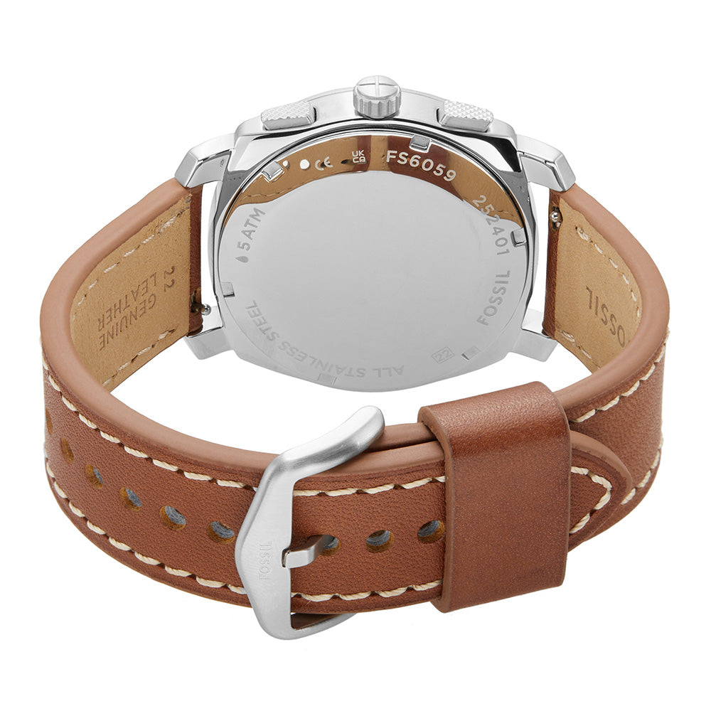 Fossil Machine FS6059 Chronograph Men's Watch - Stylish Analog Chronograph Watch for Casual & Business Wear