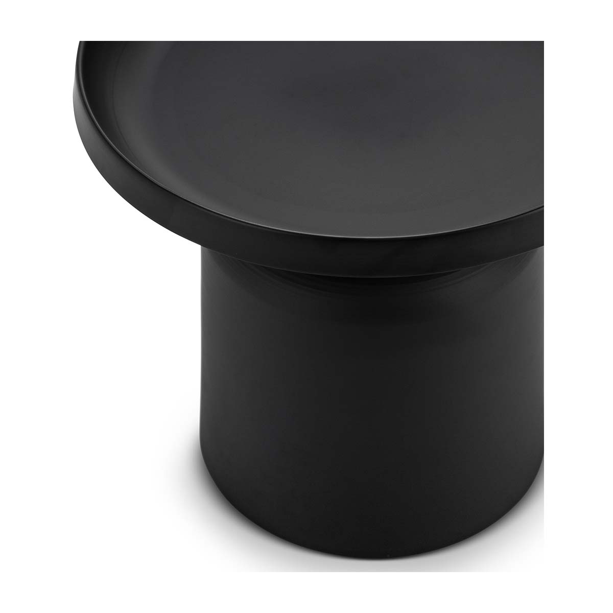 Javi Pedestal Tray Side Table - Modern End Table with Removable Tray Top for Living Room, Bedroom, or Office - Perfect for Holding Drinks, Books, and Decor