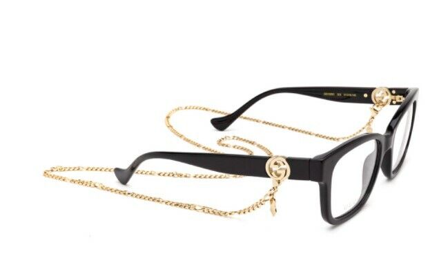 Gucci GG 1025O 003 Black Cat Eye Square Women's Eyeglasses - Stylish Designer Frames for Women, Perfect for Work, Reading & Fashion Accessories