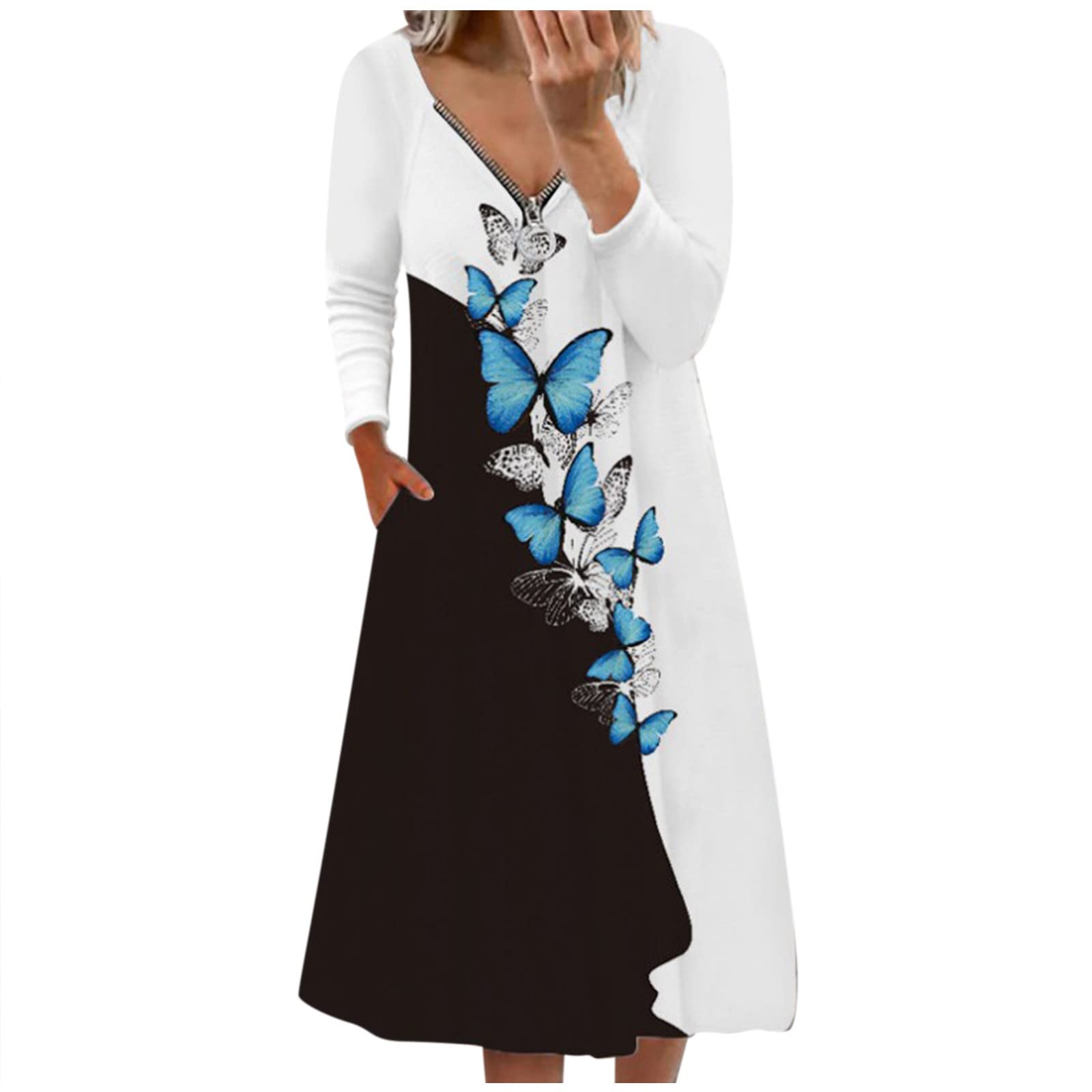 **Xiloccer Women's Sexy Party Dresses 2024 – Plus Size Prom Dresses, Elegant Zip Cocktail Dresses for Evening, Club & Special Occasions**