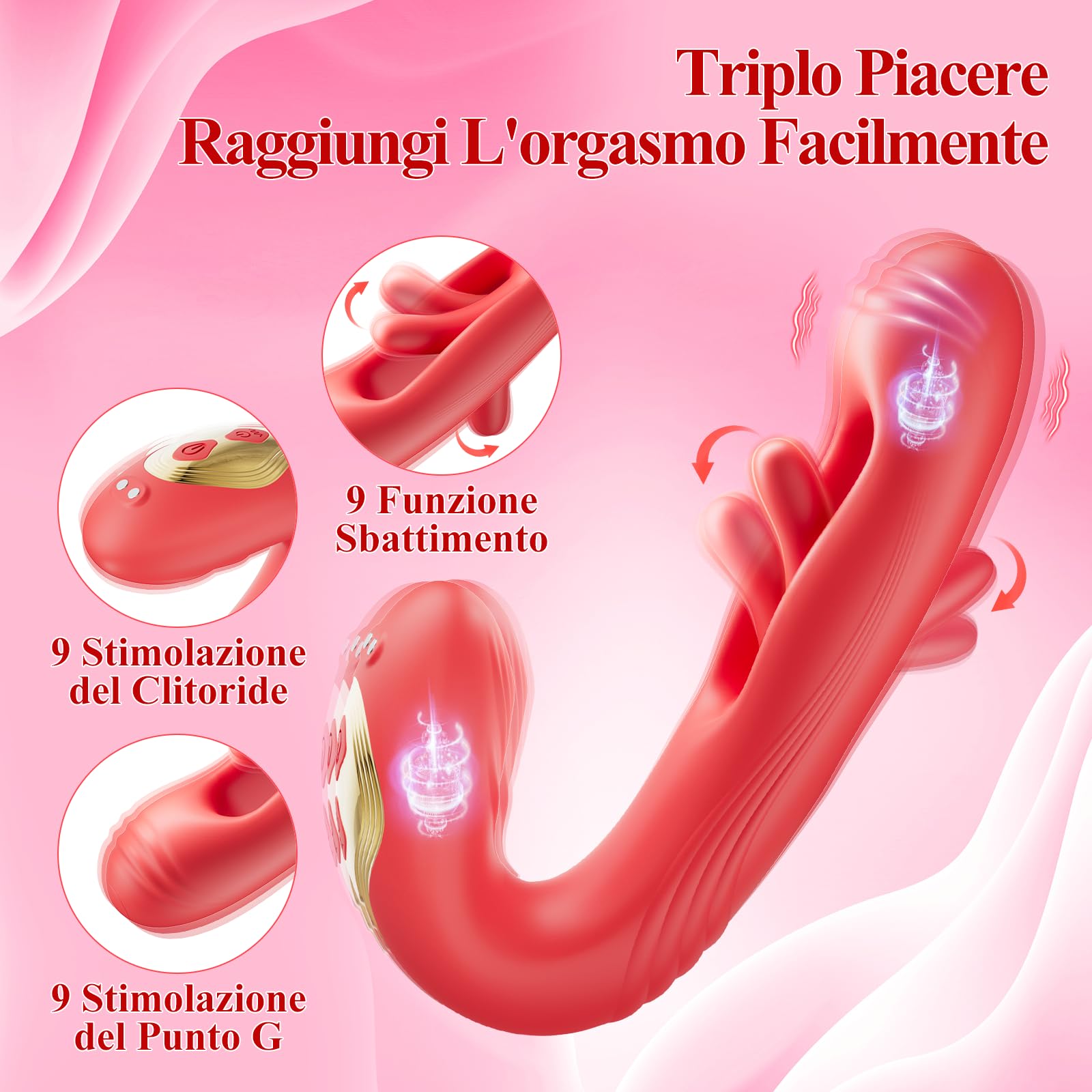 Wireless Clitoral Vibrator for Women - Remote Control Sex Toy with 9 Vibration Modes, G-Spot Stimulator for Couples & Solo Play, Rechargeable Waterproof Adult Toy for Enhanced Pleasure & Intimacy - Perfect for Date Nights & Self-Care Moments