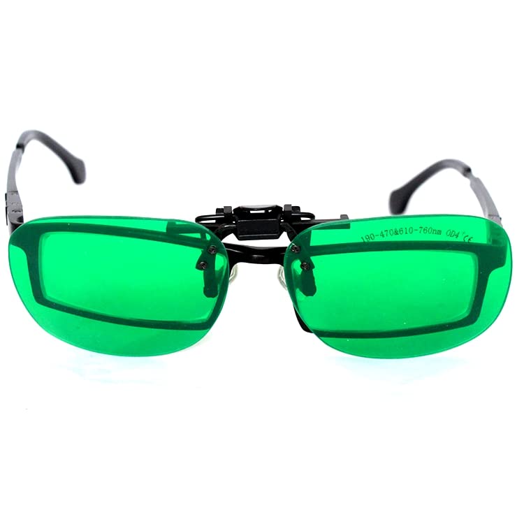 EP-13 Laser Safety Goggles - 190-470nm & 610-760nm Protection for 266nm, 441.6nm, 632.8nm, 755nm Wavelengths - ANSI Certified Protective Eyewear for Lab, Medical, and Industrial Laser Applications