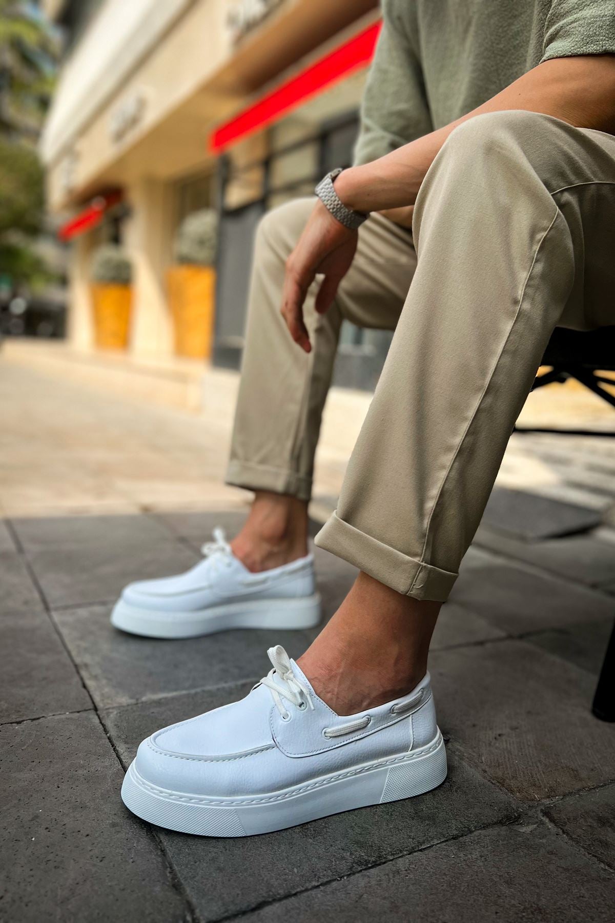 CH419 CBT Torrini Men's Shoes White - Stylish & Comfortable Footwear for Casual Wear & Outdoor Activities
