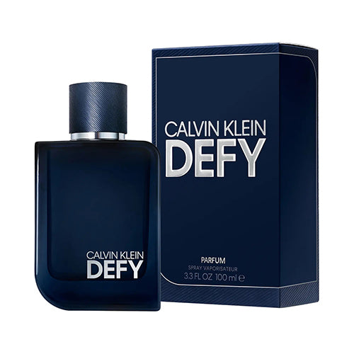 Calvin Klein Defy Eau de Parfum for Men - 3.4 oz / 100ml | Fresh Woody Fragrance | Long-Lasting Cologne for Date Night, Office & Special Occasions