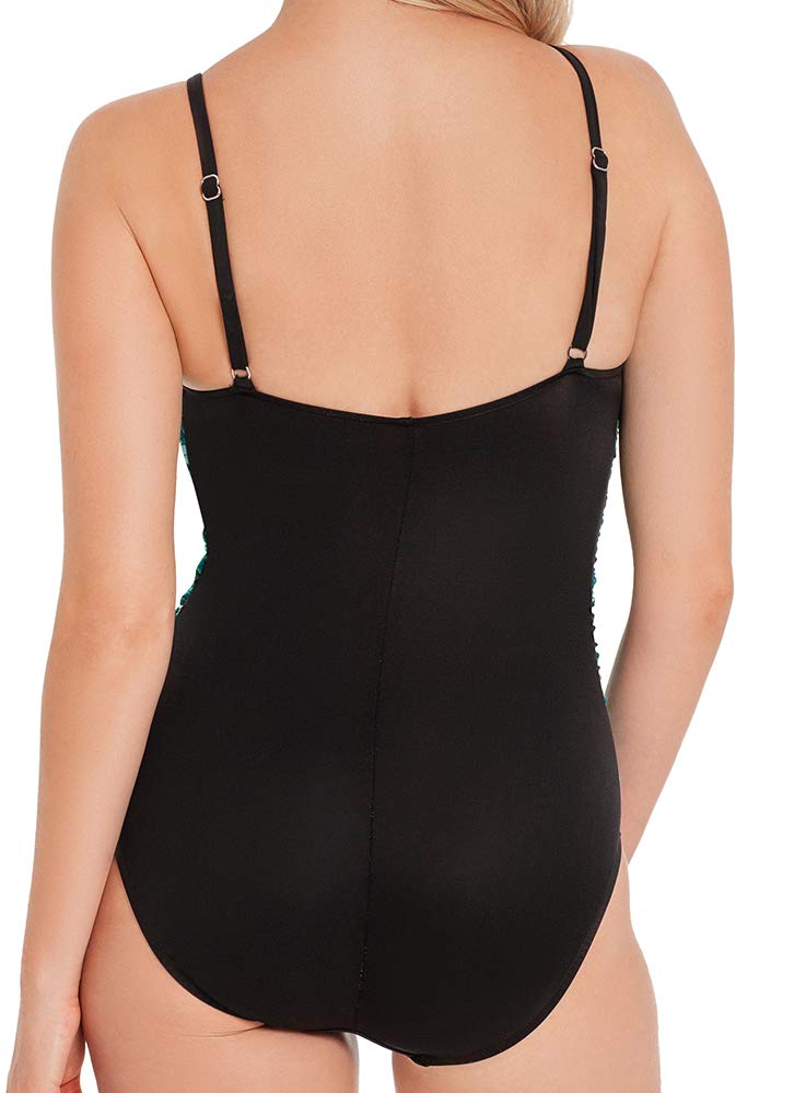 MagicSuit Lisa Underwire One Piece Swimsuit for Women - Sexy Tummy Control Bathing Suit with Adjustable Straps & Push Up Support | Perfect for Beach Vacation, Pool Party & Summer Swimwear