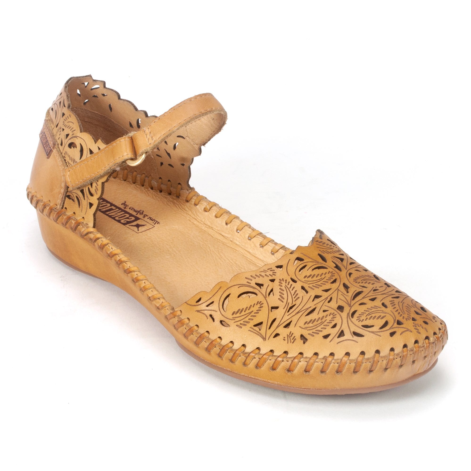 Pikolinos 655 0906 Women's Comfortable Leather Loafers - Stylish Casual Slip-On Shoes for Work, Travel & Everyday Wear