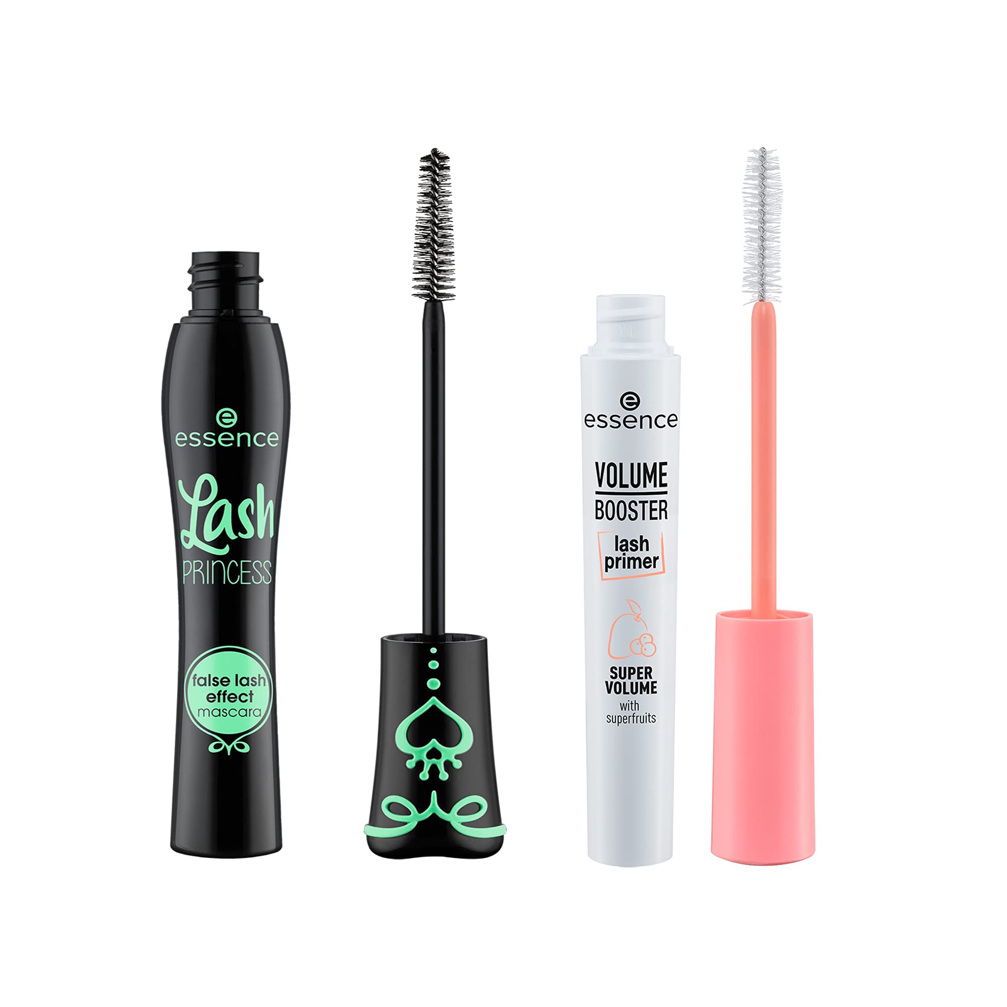 Lash Princess False Lash Effect Mascara & Volume Booster Lash Primer Set - Dramatic Eyelash Extension Kit for Length & Volume | Perfect for Date Night, Weddings & Special Occasions