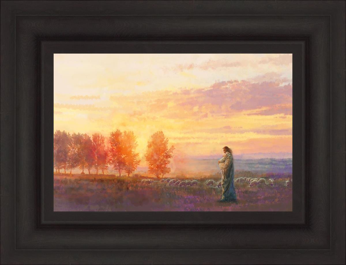 Eventide By Yongsung Kim - Premium Christian Wall Art for Home & Church Decor | Inspirational Bible Verse Canvas Painting | Perfect for Living Room, Bedroom & Worship Spaces