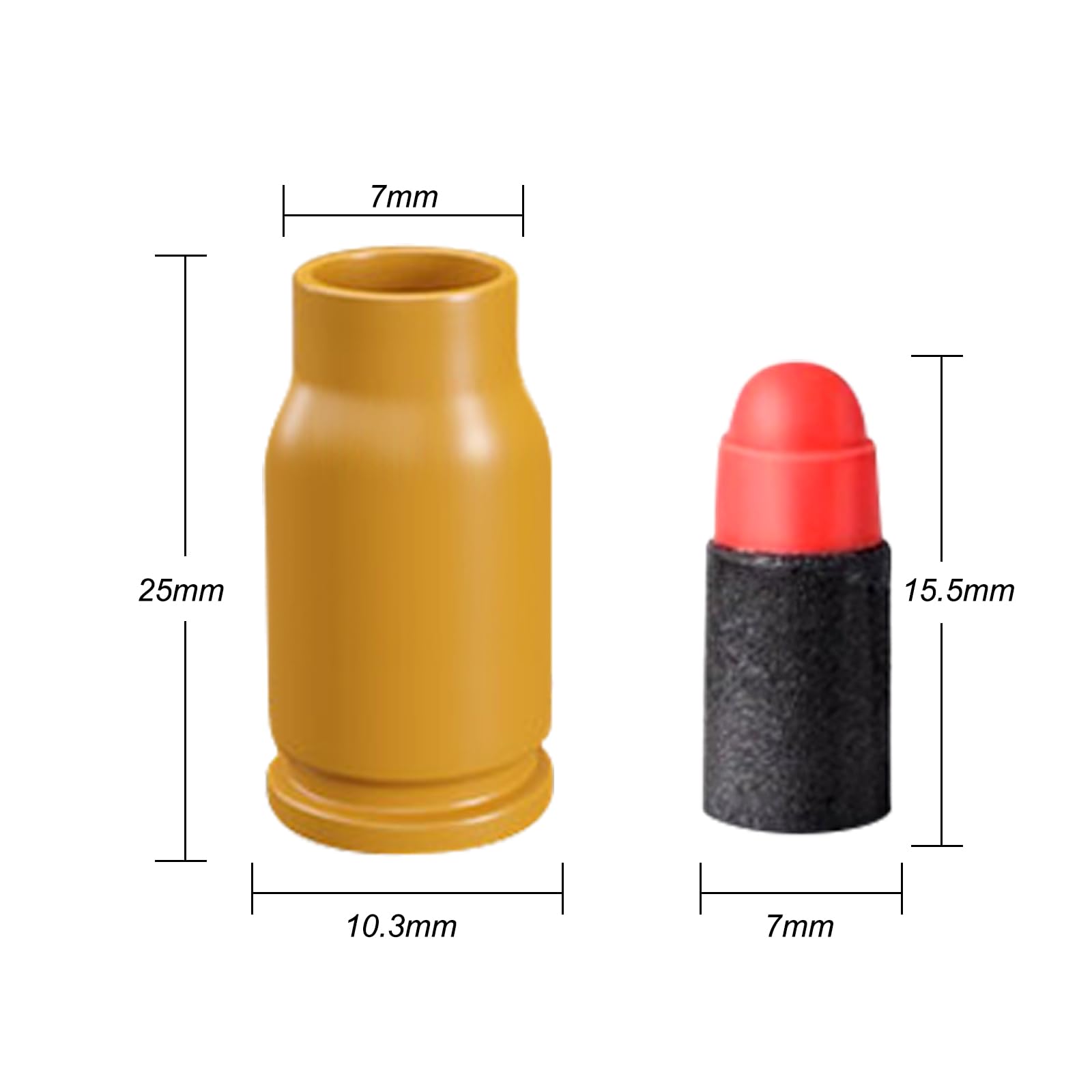 Soft Foam Bullet Toy Gun Ammo Refill Kit - 100 EVA Foam Bullets + 56 Shells for Safe Kids Play | Educational STEM Toy Accessories for Nerf Guns & Outdoor Shooting Games