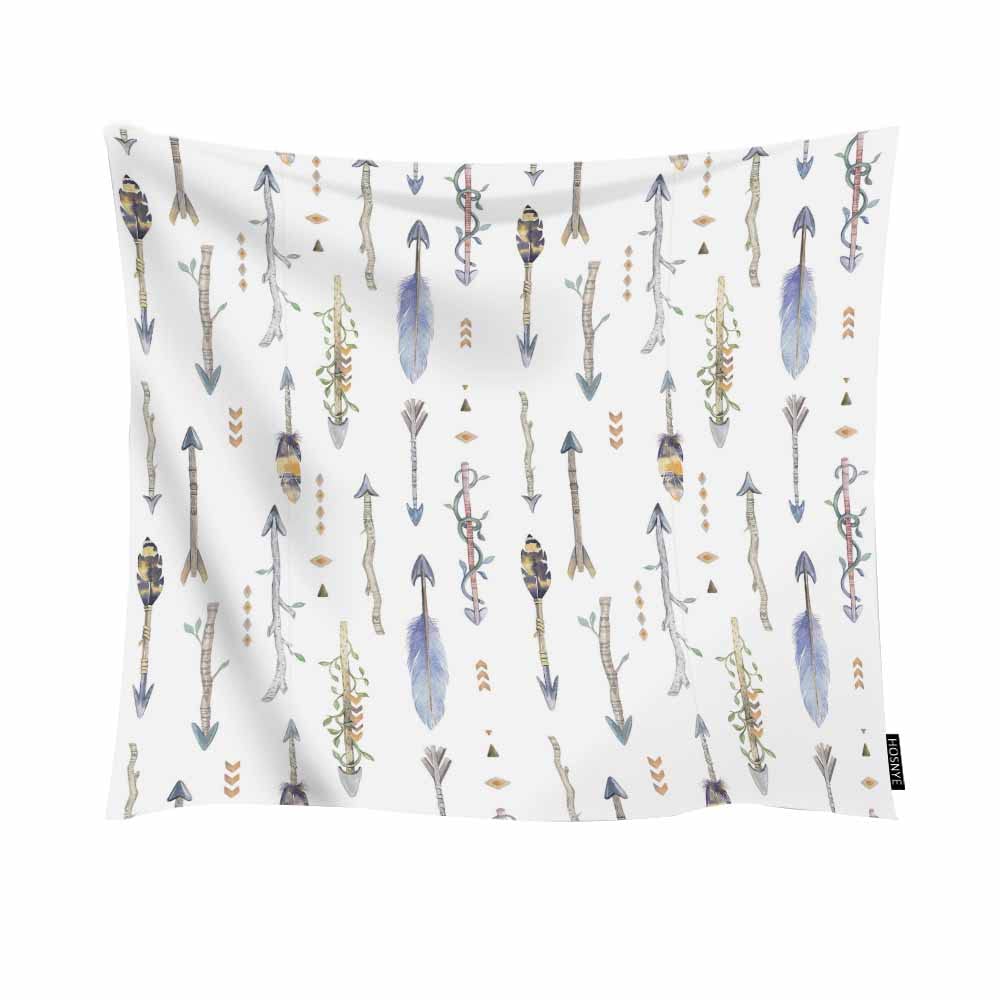 Stylish HOSNYE Arrow Tapestry with Nature-Inspired Branches & Leaves Design - 90x60 Inch Wall Hanging for Bedroom, Living Room Decor | Perfect for Boho, Spring & Home Aesthetic Enhancement