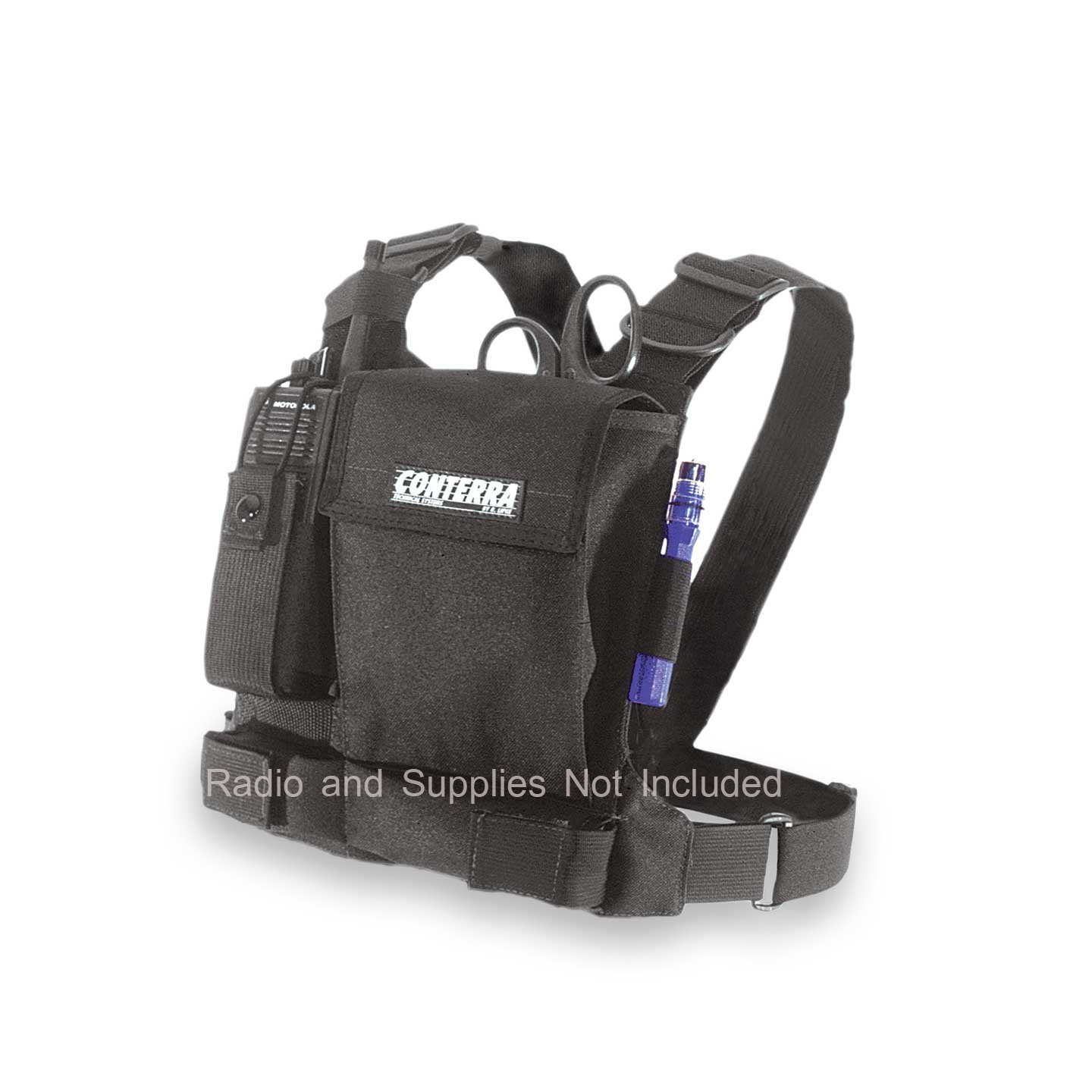 Conterra Tool Chest Radio Harness - Durable Work Belt for Construction & Landscaping | Hands-Free Tool Storage for Professionals & DIY Projects