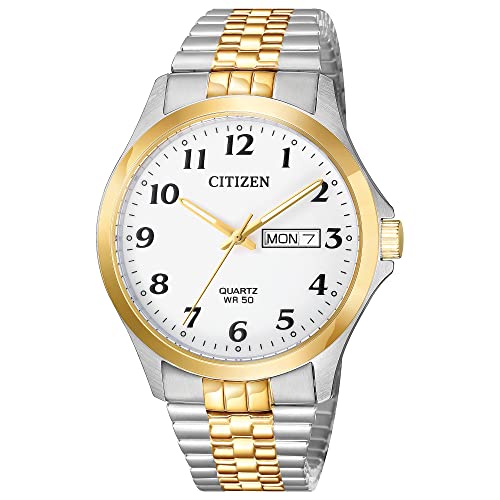Two-Tone Bracelet, White Dial