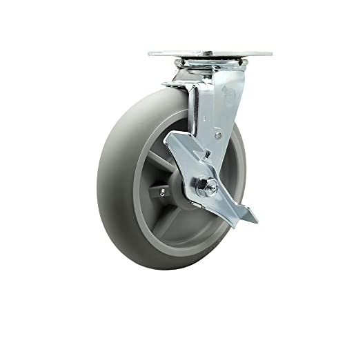 Swivel - Top Lock Brake - Gray