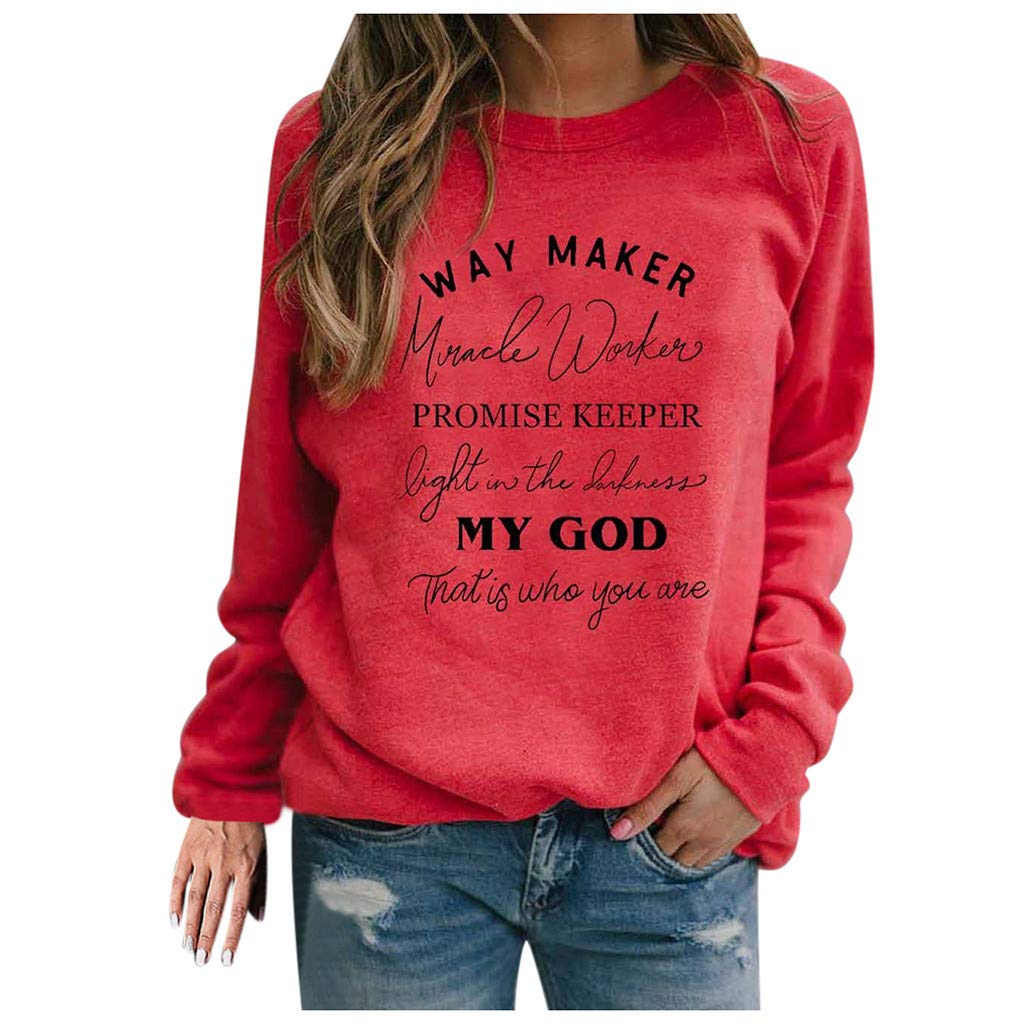 Plus Size Women's Letter Print Oversized Sweatshirt - Long Sleeve Round Neck Casual Loose Tops for Everyday Comfort and Style