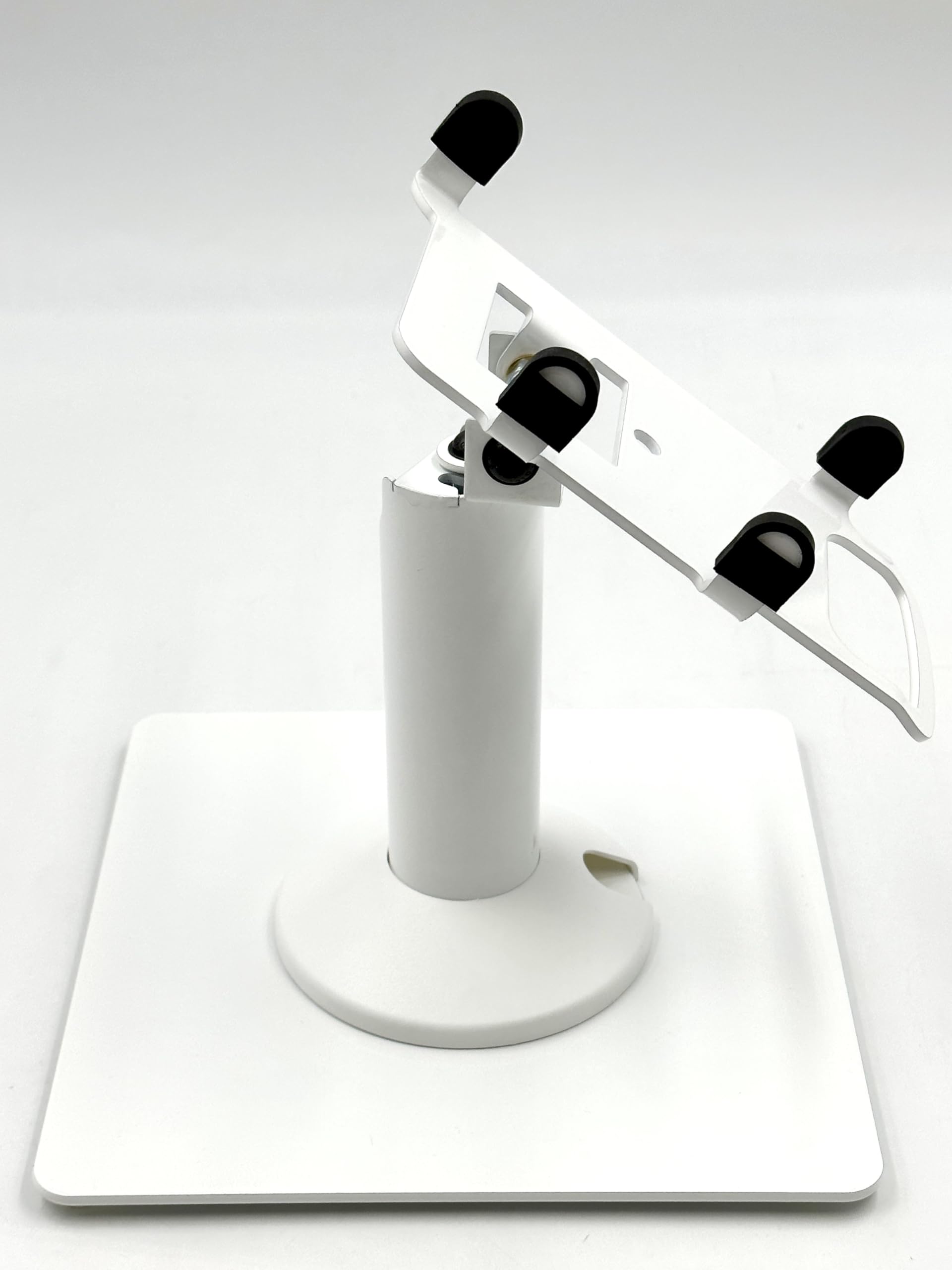 Square POS Stand - Adjustable Swivel & Tilt Base with Square Plate for Secure Payment Processing | Perfect for Retail Stores, Restaurants & Mobile Businesses
