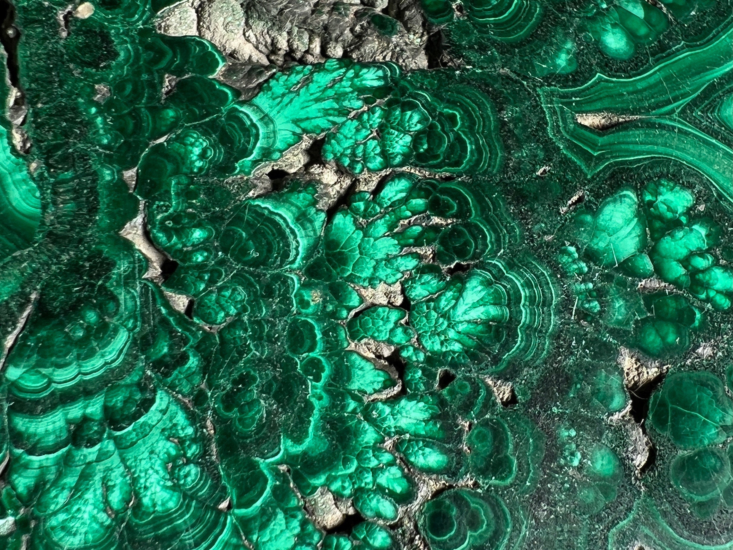 Premium MALACHITE Crystal Slab | Natural Green Malachite Stone for Jewelry Making, Unique Gifts & Home Decor | Perfect for DIY Crafts, Meditation & Healing Crystals Collection (50481)
