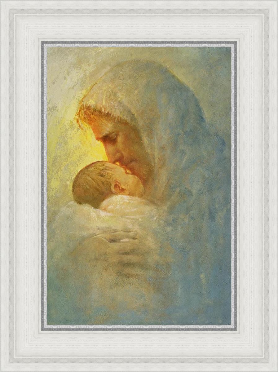 Abba By Yongsung Kim - Premium Christian Wall Art for Home & Church Decor | Inspirational Bible Verse Canvas Painting for Living Room, Bedroom & Office