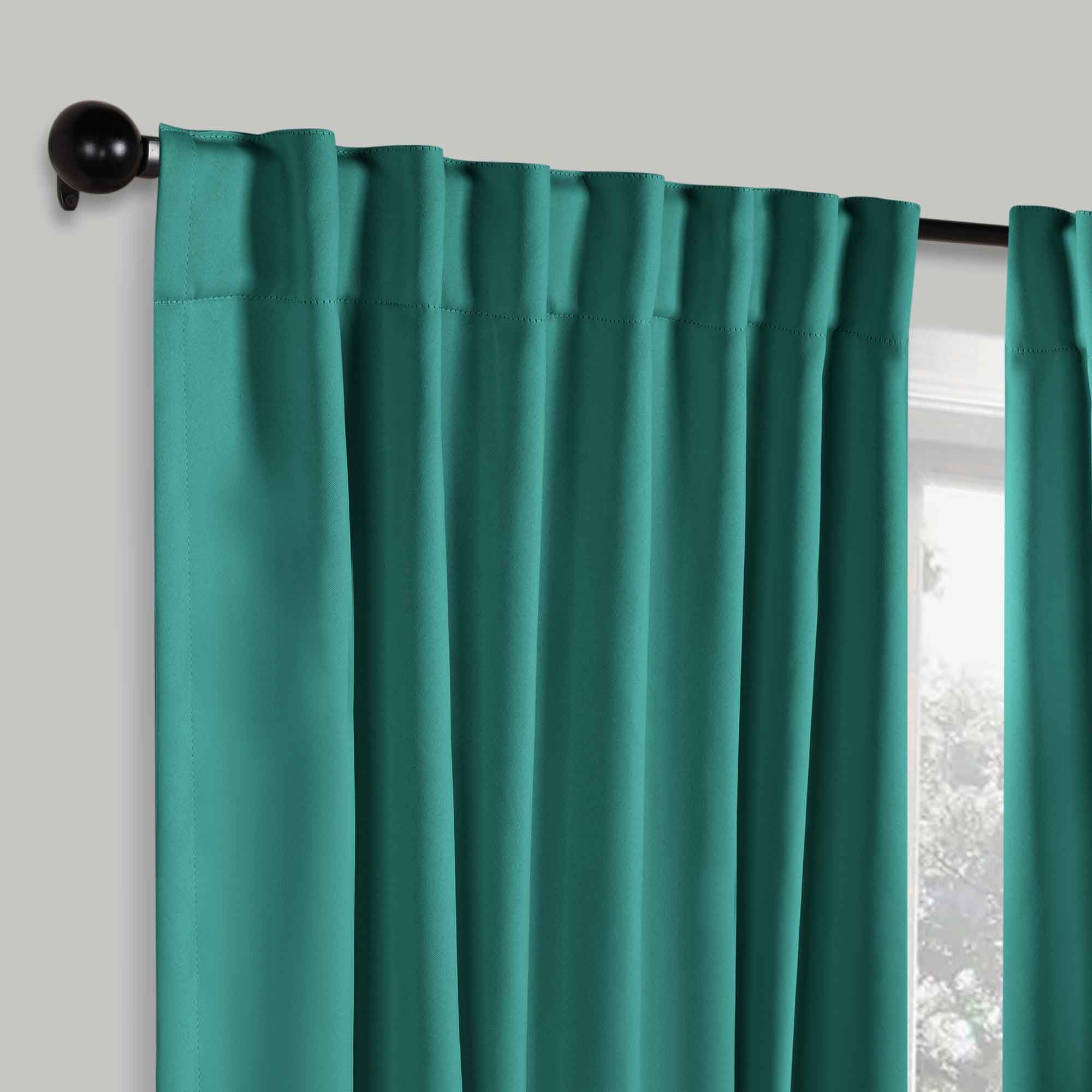 Blackout Curtains for Bedroom - Solid Room Darkening Back Tabs Window Drapes, Set of 2 Panels - Perfect for Nursery, Home Theater & Light Sleepers