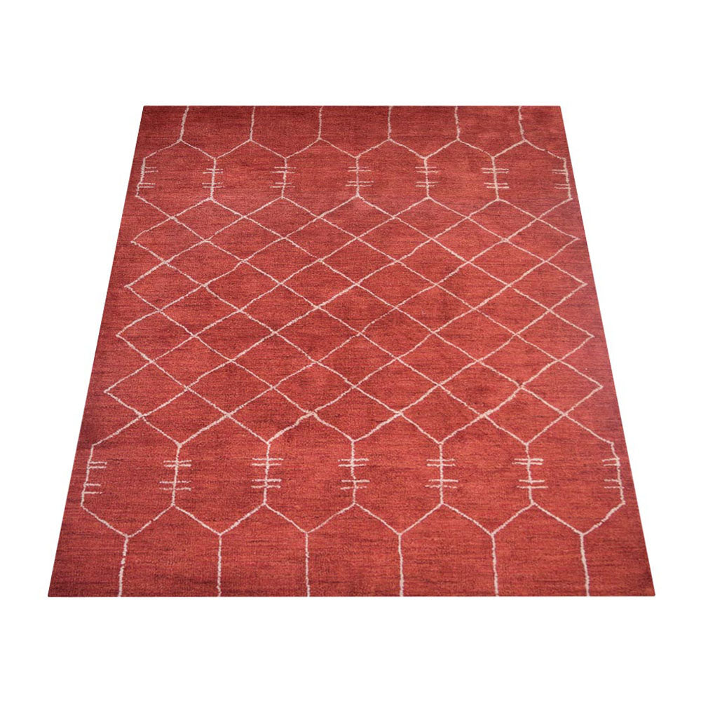 Hand-Knotted Hemp Rug - Eco-Friendly & Durable Natural Fiber Floor Covering for Living Room, Bedroom & Boho Decor
