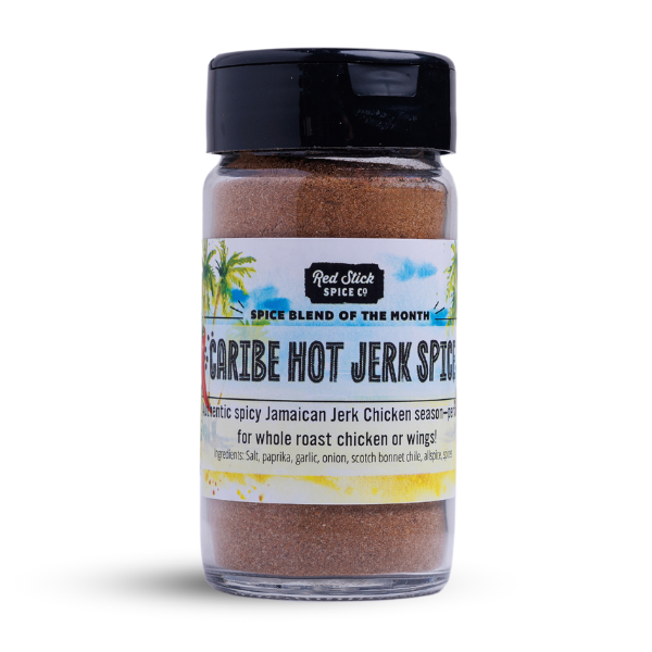 Caribe Hot Jerk Spice Blend - October Spice of the Month | Authentic Caribbean Seasoning for Grilling, Roasting & Marinades