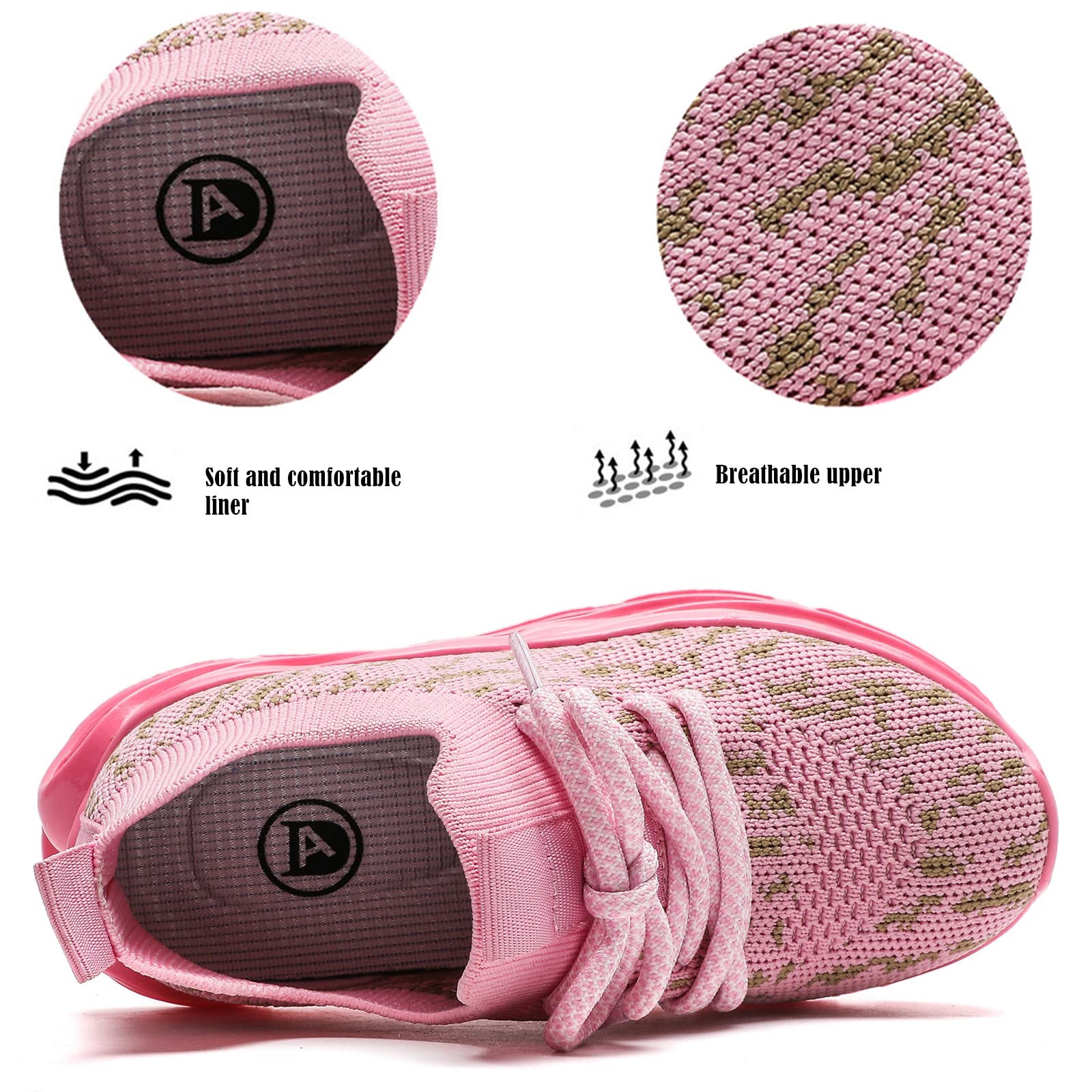 **DADAWEN Boys & Girls Sneakers - Lightweight Breathable Kids Running Shoes for Toddler, Little Kid & Big Kid - Perfect for Sports, Playground & Daily Wear**