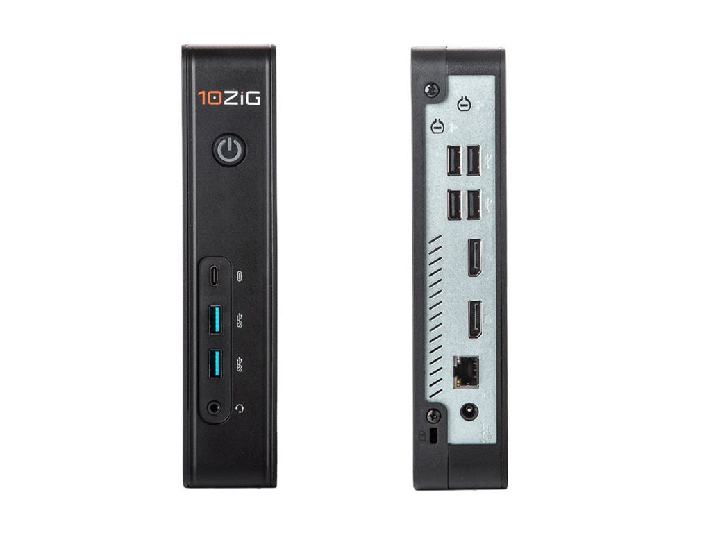 10ZiG 7011Q Thin Client - Intel Celeron J6412 Quad-Core 2.6GHz, 8GB RAM, 32GB Storage, UHD Graphics, Gigabit Ethernet & WiFi 6 (802.11ax) - Ideal for Business, Remote Work & Cloud Computing