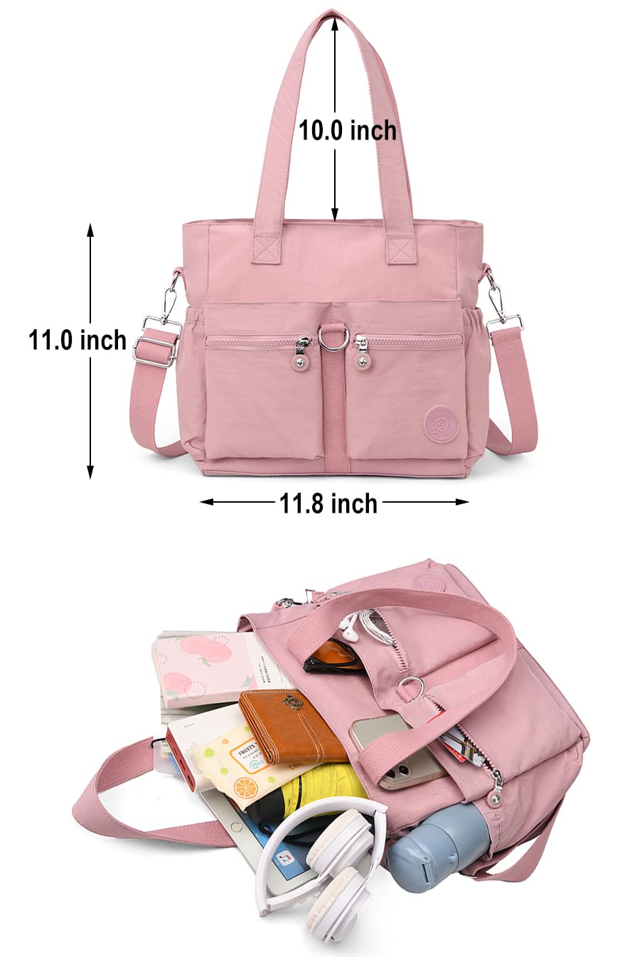 Stylish Nylon Tote Bag for Women - Crossbody Messenger Purse & Handbag | Perfect for Work, Travel & Everyday Use
