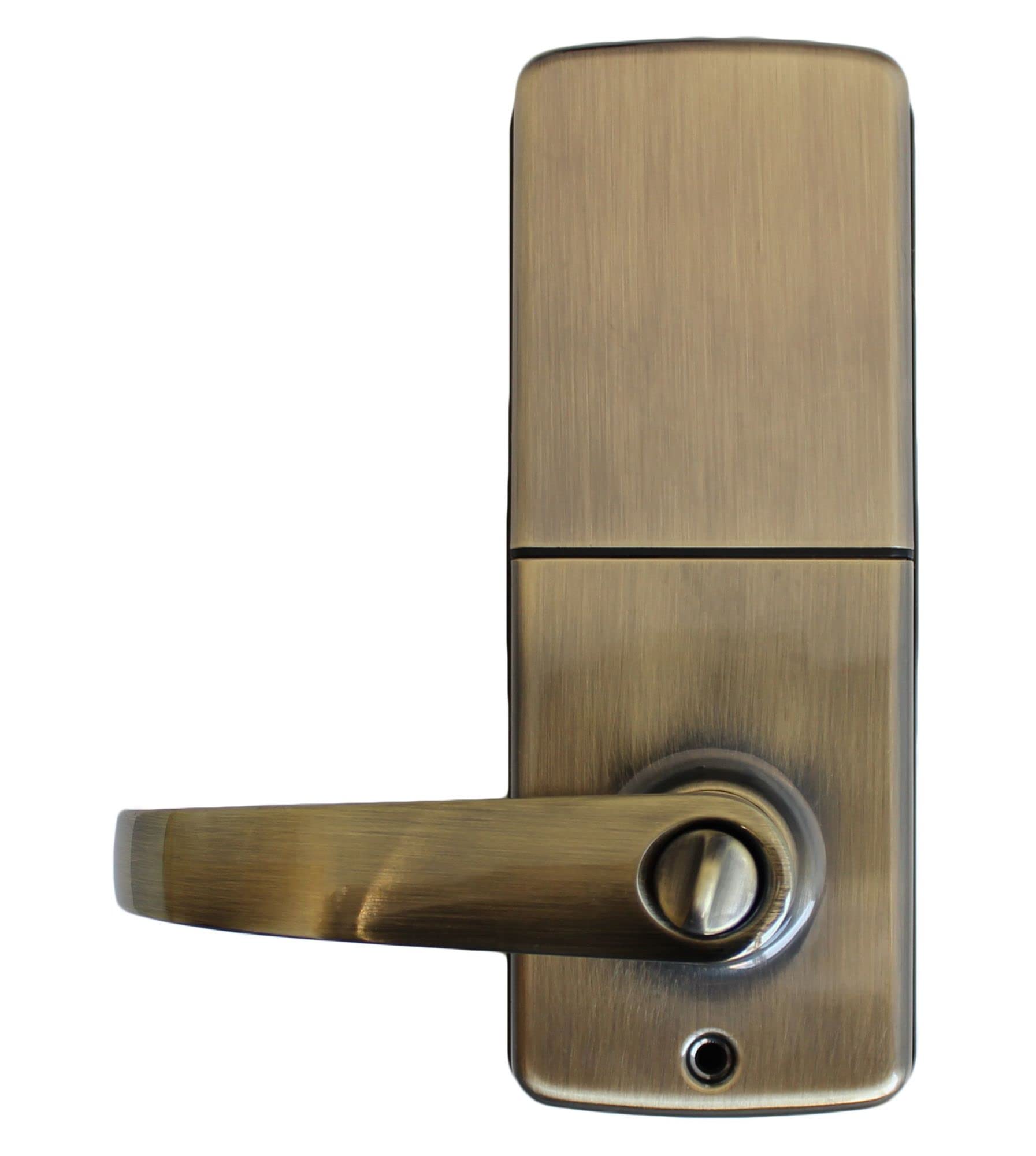 Lockey E-995 E Digital Keyless Entry Door Lever - Smart Electronic Single Cylinder Deadbolt with Remote Control & Key Override in Oil Rubbed Bronze - Perfect for Home, Office & Apartment Security