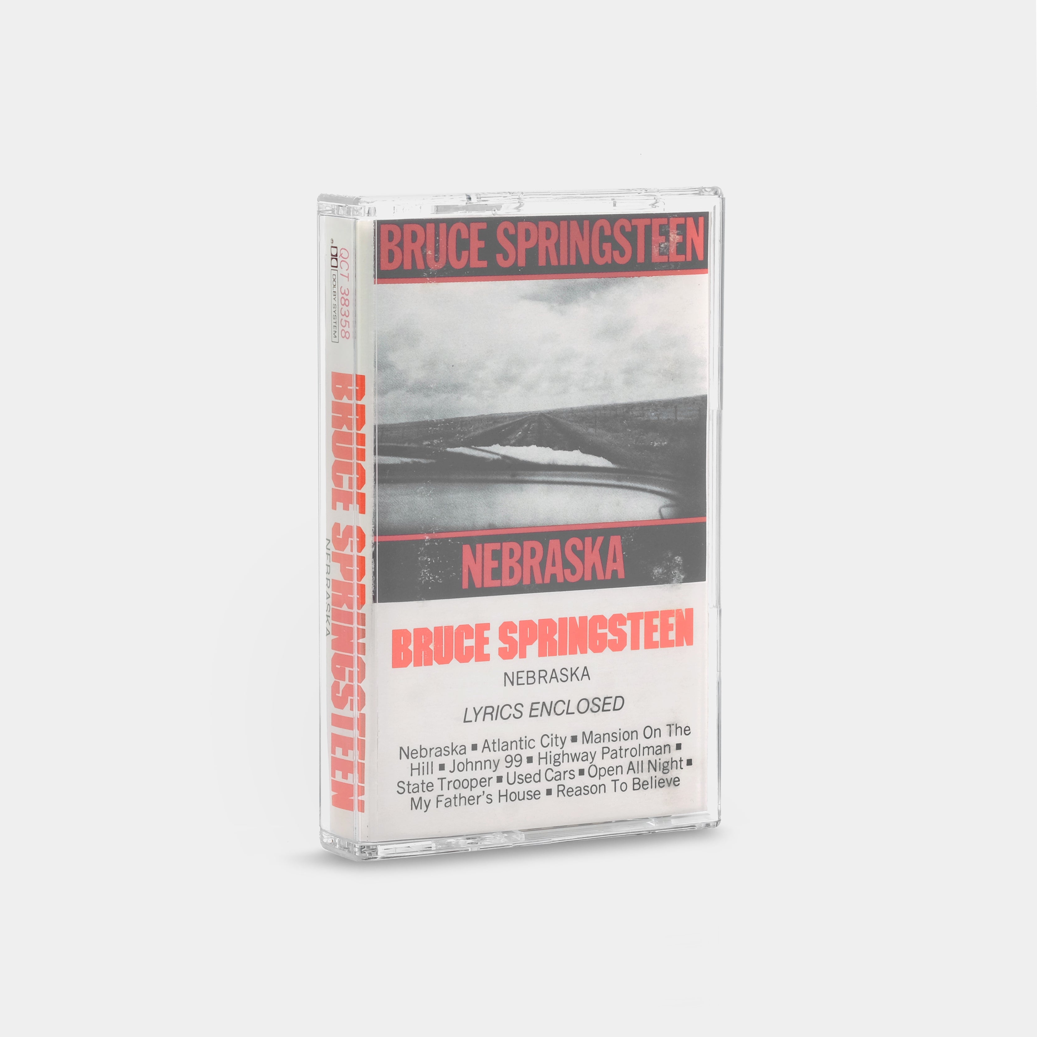 Bruce Springsteen Nebraska Cassette Tape - Vintage Music Collectible for Audiophiles & Fans - Perfect for Home Listening, Car Rides & Retro Music Collections