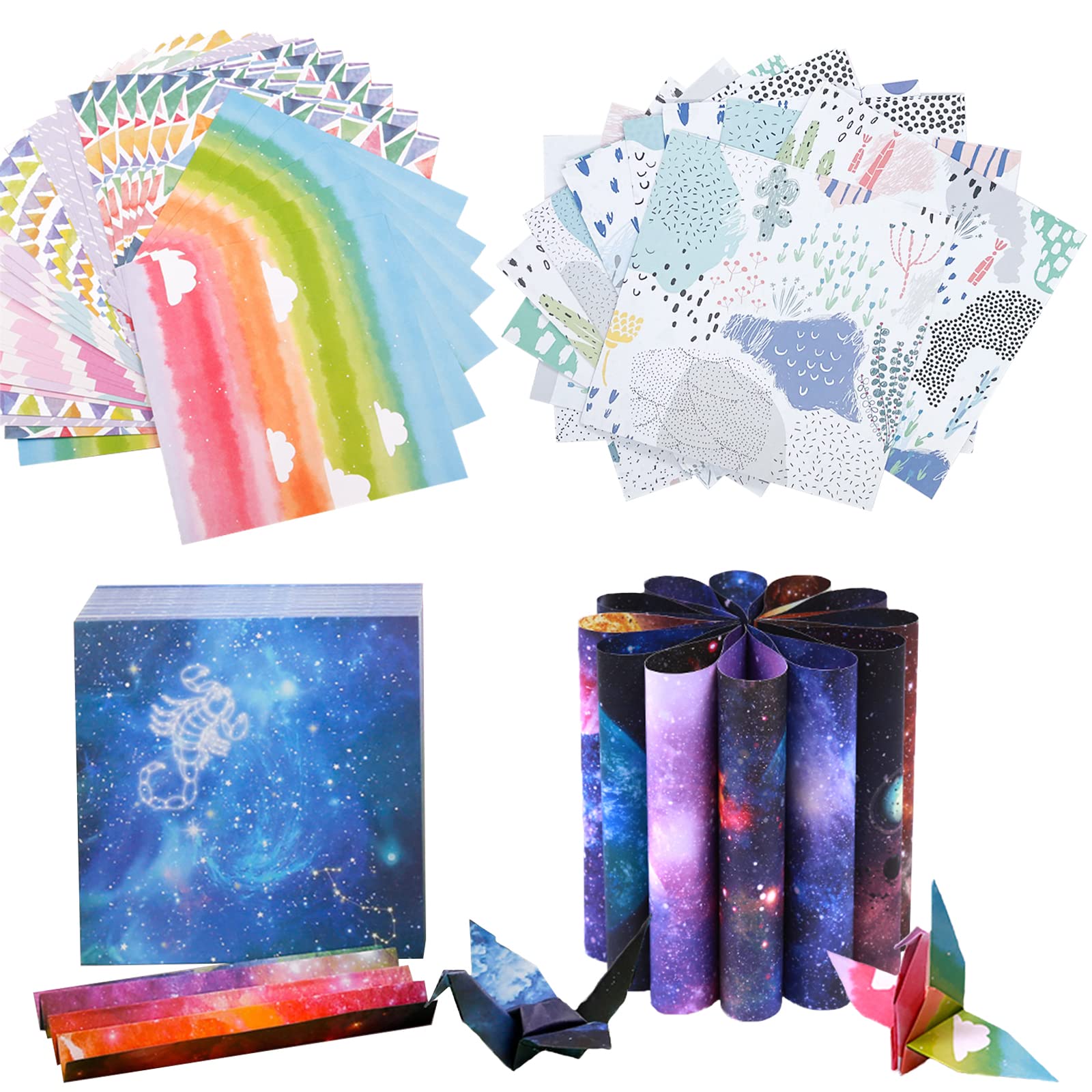 JMARFiYO Origami Paper Kit - 150 Sheets, 36 Double-Sided Patterns, 6x6 Inch Square Craft Paper for Kids & Adults | Perfect for DIY Art Projects, Classroom Activities & Creative Gift Wrapping