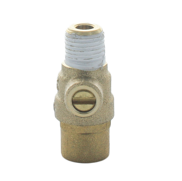 Febco 781 075LL Lead-Free Test Cock 0.25M X 0.25F - Brass Plumbing Valve for Water Pressure Testing & Irrigation Systems