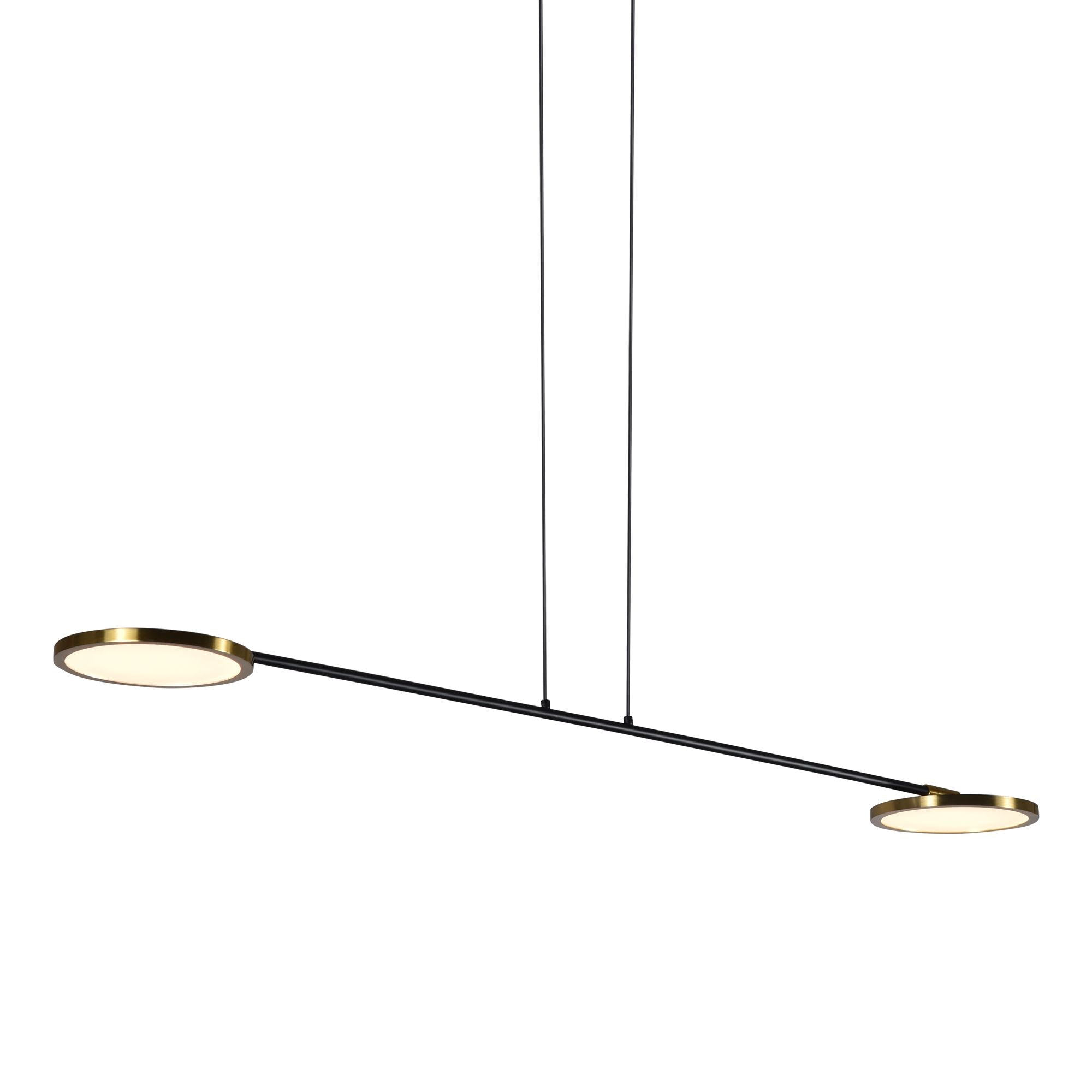 VONN Artisan Torino VAP2192AB Modern LED Pendant Light Fixture - Dimmable Hanging Light for Kitchen Island, Dining Room & Bedroom Decor