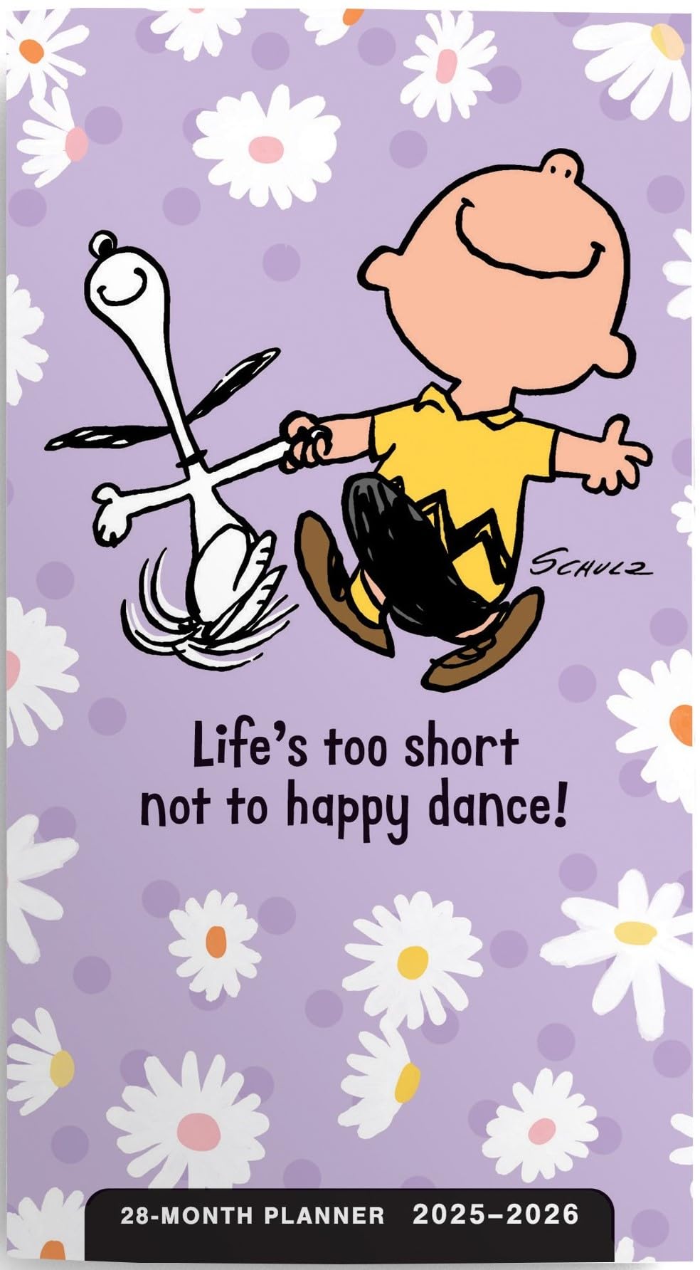 2025-2026 Peanuts Happy Dance 28-Month Inspirational Pocket Planner - Perfect for Students, Professionals & Daily Motivation