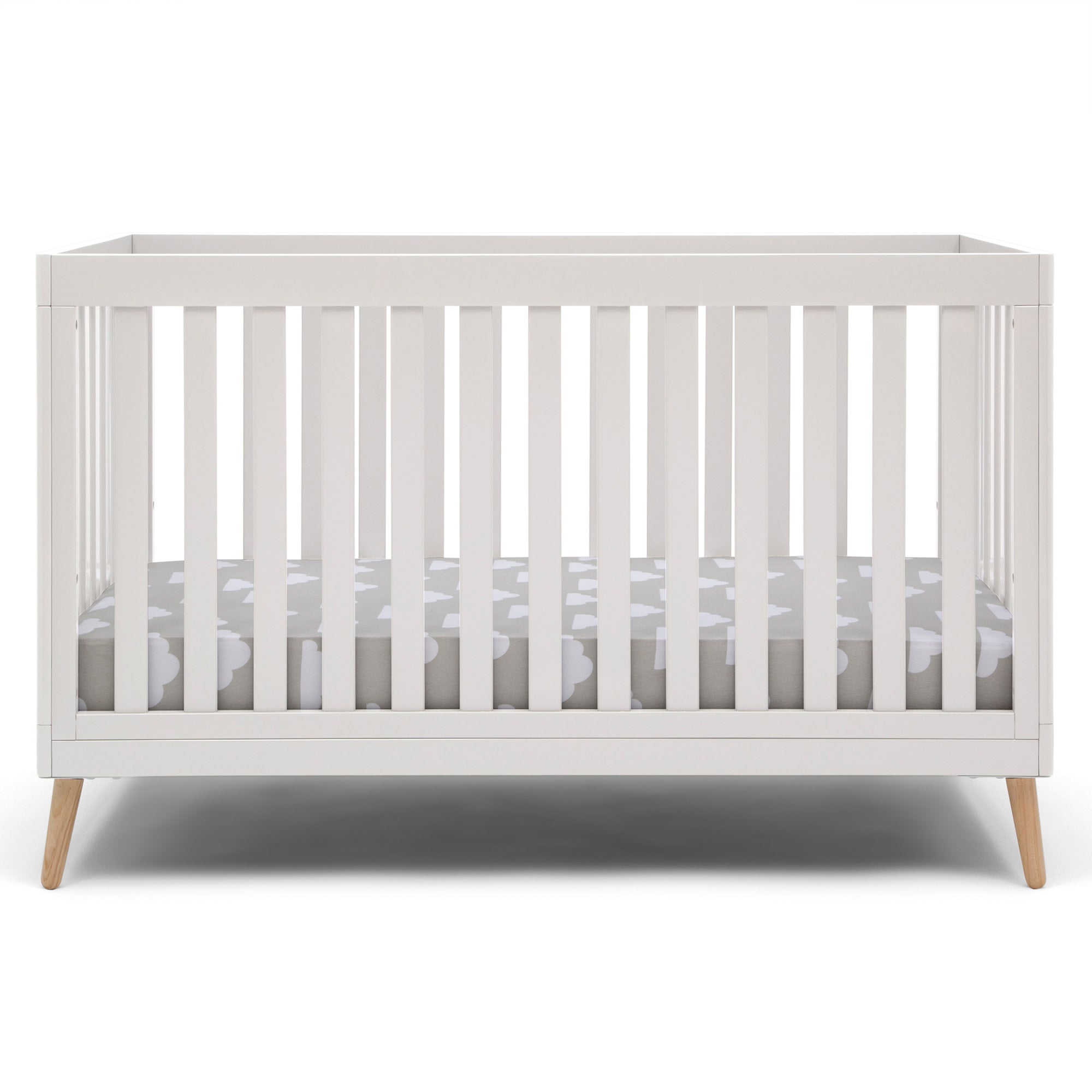 Essex 4-in-1 Convertible Baby Crib - Toddler Bed, Daybed & Full-Size Bed Conversion - Safe Nursery Furniture for Newborns & Kids - Perfect for Bedrooms, Daycare & Guest Rooms