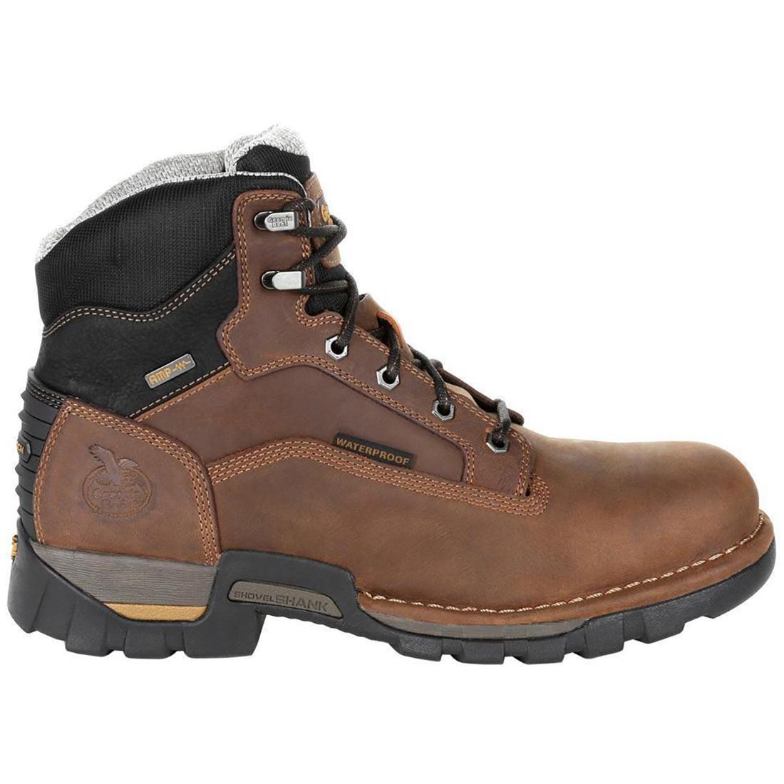Eagle One Steel Toe Waterproof Work Boots - Men's Safety Shoes for Construction, Warehouse & Outdoor Work - Slip Resistant & Comfortable
